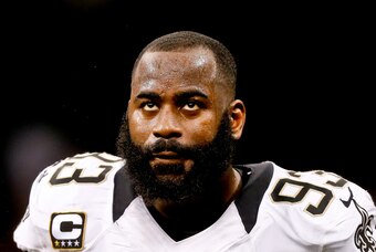 Sep 21, 2014; New Orleans, LA, USA; New Orleans Saints outside linebacker Junior Galette (93) against the Minnesota Vikings during the second half of a game at Mercedes-Benz Superdome. The Saints defeated the Vikings 20-9. Mandatory Credit: Derick E. Hing