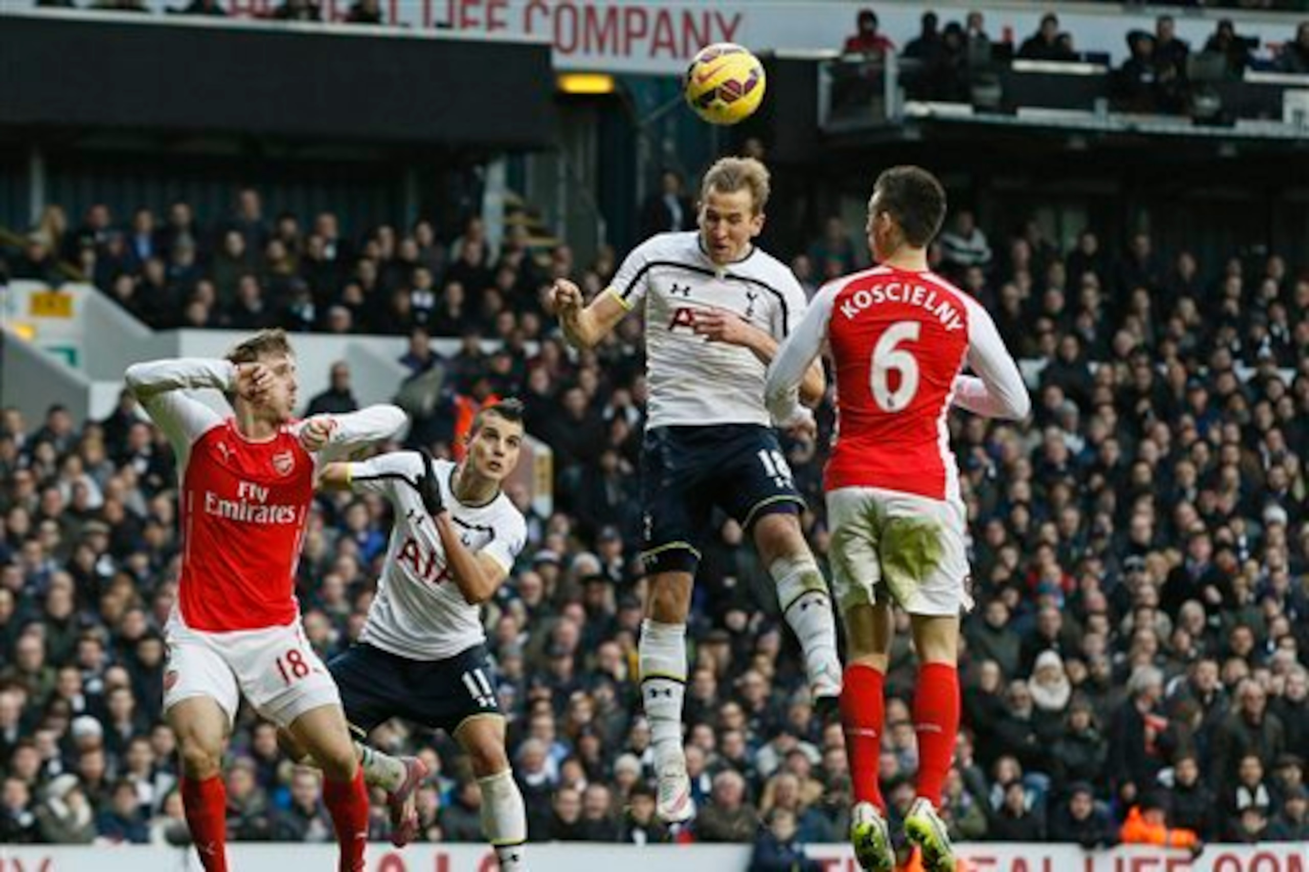 Arsenal had prior warning from earlier in the game but still were unable to stop Kane scoring against them for a second time.