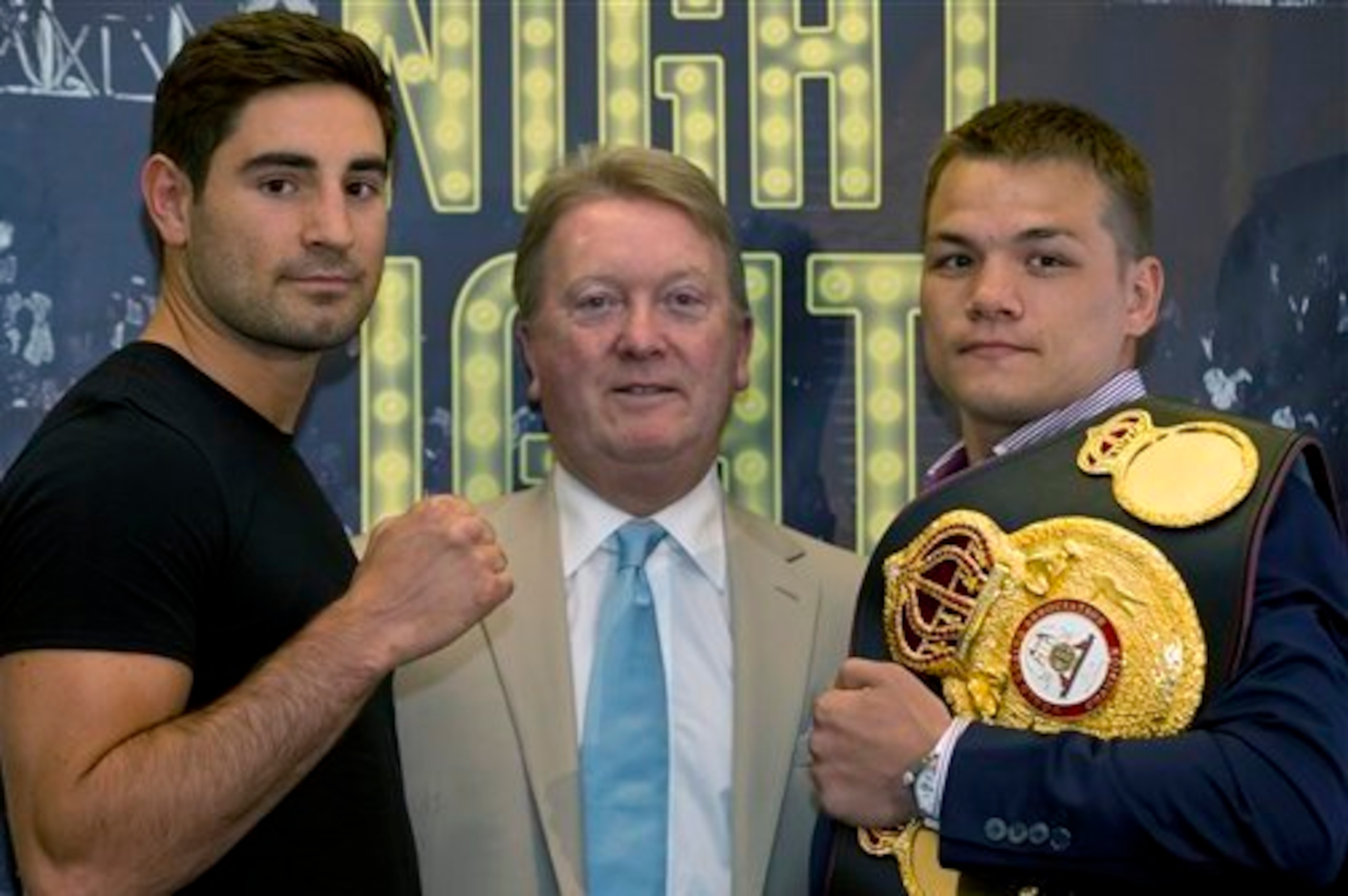 Frank Buglioni (left) and Fedor Chudinov are set to meet on Septeber 26.