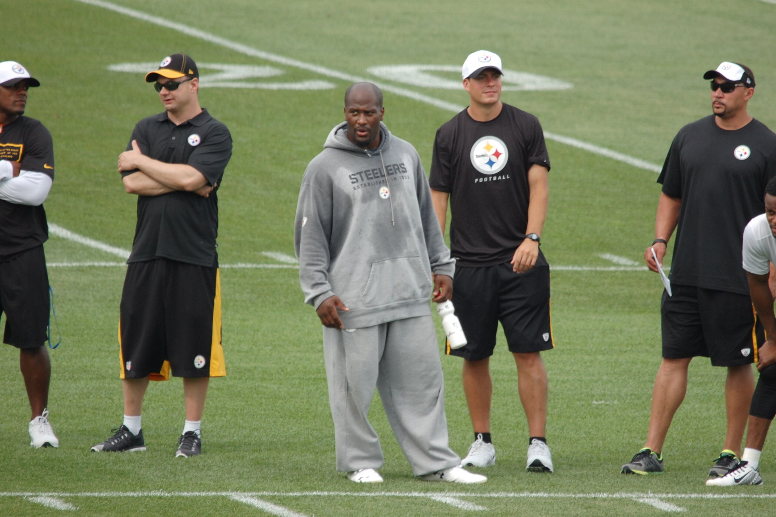 James Harrison did not practice on Sunday. James Harrison did not practice on Sunday.