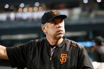 Of his current roster, skipper Bruce Bochy says, "I like this group."