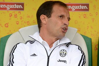ST GALLEN, SWITZERLAND - JULY 25:  Coach Massimiliano Allegri of Juventus looks on prior to during the friendly match between Juventus and Borussia Dortmund on July 25, 2015 in St Gallen, Switzerland.  (Photo by Daniel Kopatsch/Getty Images)