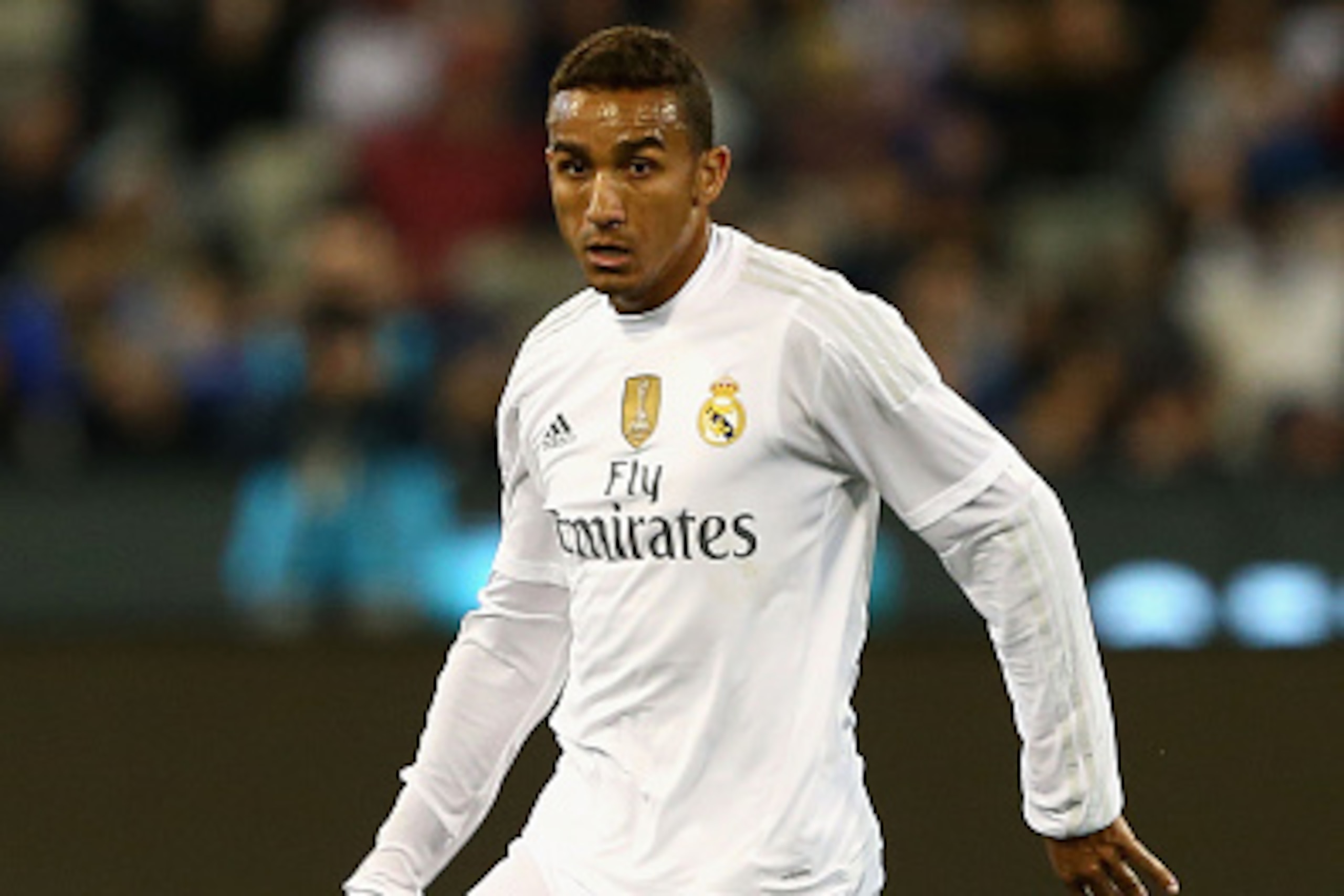 MELBOURNE, AUSTRALIA - JULY 18: Danilo Da Silva of Real Madrid controls the ball during the International Champions Cup friendly match between Real Madrid and AS Roma at the Melbourne Cricket Ground on July 18, 2015 in Melbourne, Australia. (Photo by Ro MELBOURNE, AUSTRALIA - JULY 18: Danilo Da Silva of Real Madrid controls the ball during the International Champions Cup friendly match between Real Madrid and AS Roma at the Melbourne Cricket Ground on July 18, 2015 in Melbourne, Australia. (Photo by Ro
