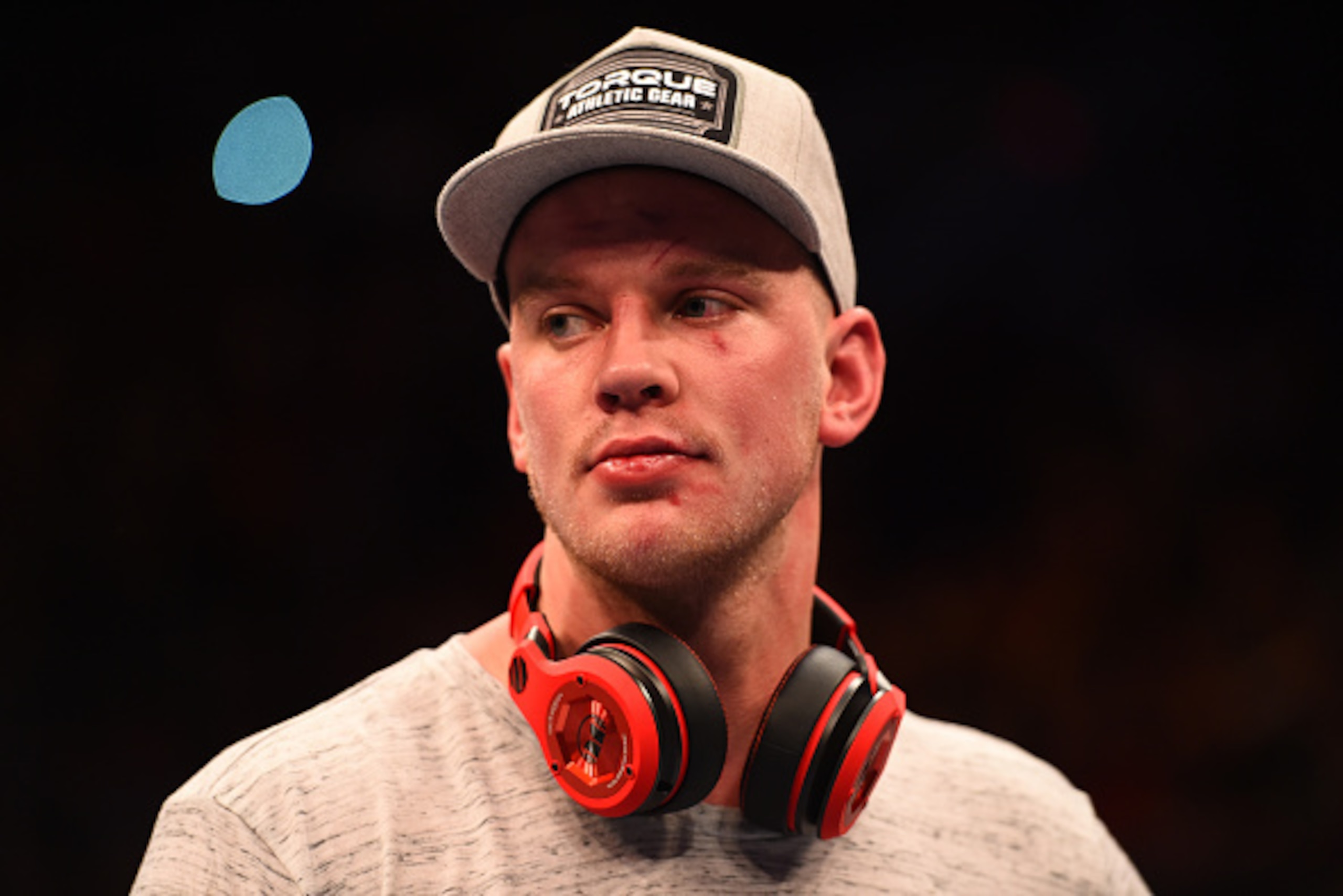 PHOENIX, AZ - DECEMBER 13:  Stefan Struve of the Netherlands stands in the Octagon after being defeated by Alistair Overeem of the Netherlands in their heavyweight fight during the UFC Fight Night event at the U.S. Airways Center on December 13, 2014 in P