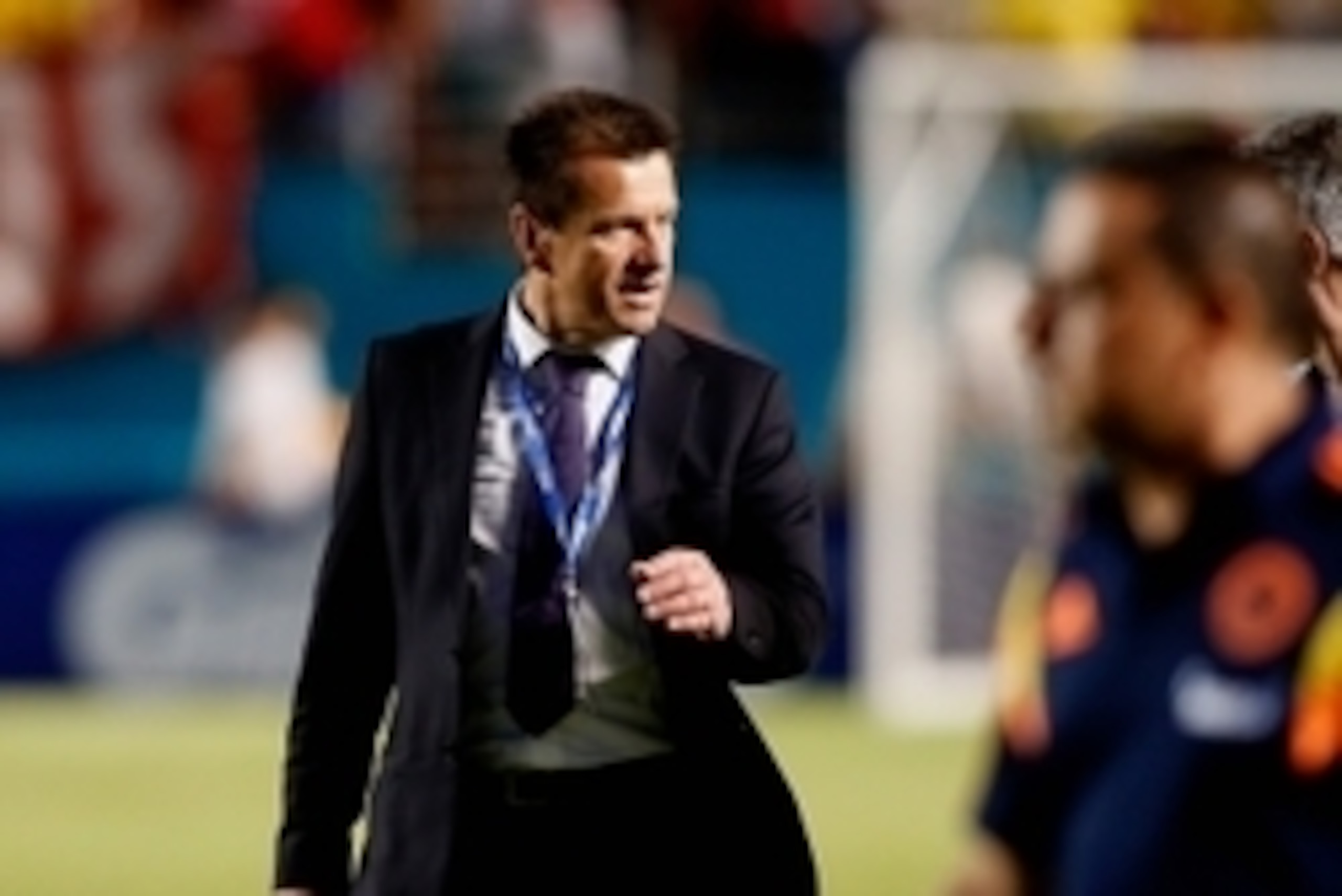Sep 5, 2014; Miami Gardens, FL, USA; Brazil head coach Dunga after defeating Columbia 1-0 at Sun Life Stadium. Mandatory Credit: Robert Mayer-USA TODAY Sports