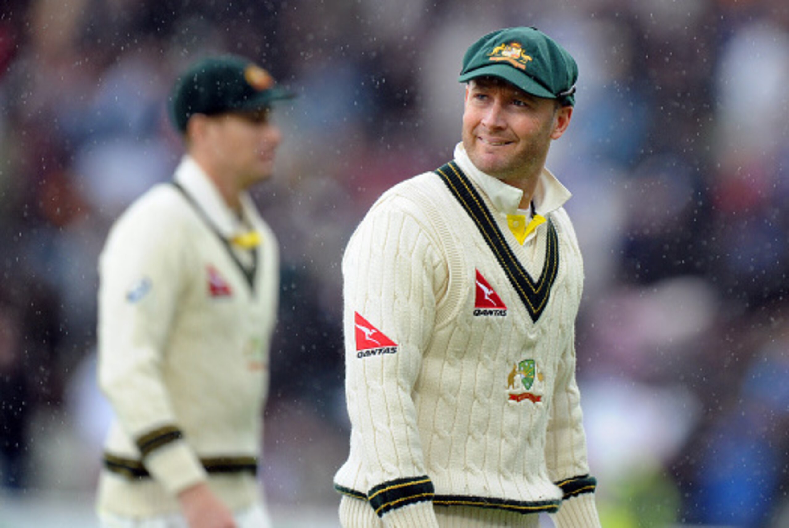 BIRMINGHAM, ENGLAND - JULY 29: Australian captain Michael Clarke during day one of the 3rd Investec Ashes Test match between England and Australia at Edgbaston on July 29, 2015 in Birmingham, United Kingdom. (Photo by Sam Bagnall - AMA/Getty Images) BIRMINGHAM, ENGLAND - JULY 29: Australian captain Michael Clarke during day one of the 3rd Investec Ashes Test match between England and Australia at Edgbaston on July 29, 2015 in Birmingham, United Kingdom. (Photo by Sam Bagnall - AMA/Getty Images)