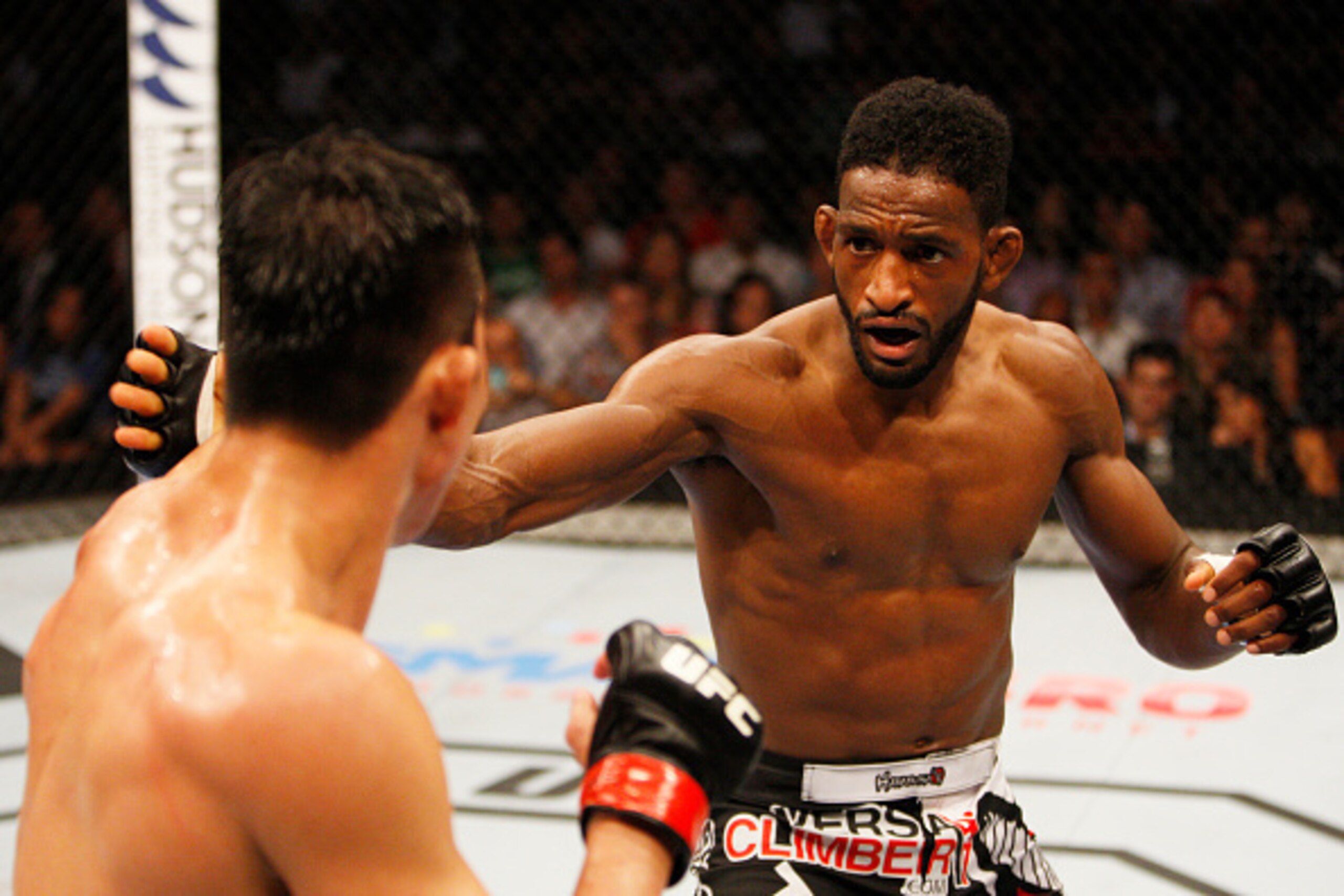 MANILA, PHILIPPINES - MAY 16: Neil Magny of the United States squares off with Hyun Gyu Lim of South Korea in their welterweight fight during the UFC Fight Night event at the Mall of Asia Arena on May 16, 2015 in Manila, Philippines. (Photo by Mitch Vique MANILA, PHILIPPINES - MAY 16: Neil Magny of the United States squares off with Hyun Gyu Lim of South Korea in their welterweight fight during the UFC Fight Night event at the Mall of Asia Arena on May 16, 2015 in Manila, Philippines. (Photo by Mitch Vique