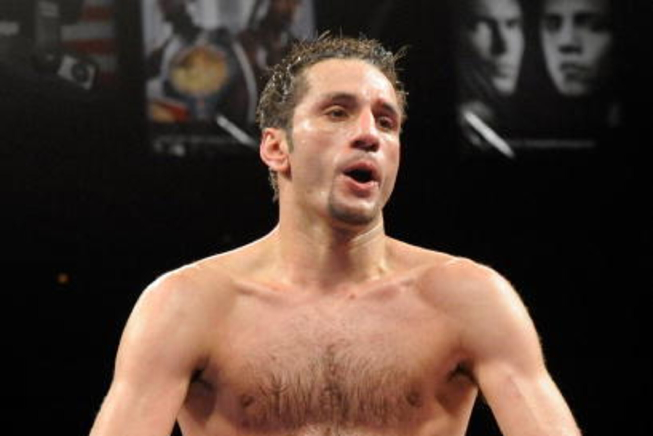 LAS VEGAS - APRIL 03:  Sergio Mora reacts after defeating Calvin Green by TKO in the seventh round of their middleweight bout at the Mandalay Bay Events Center April 3, 2010 in Las Vegas, Nevada.  (Photo by Ethan Miller/Getty Images)