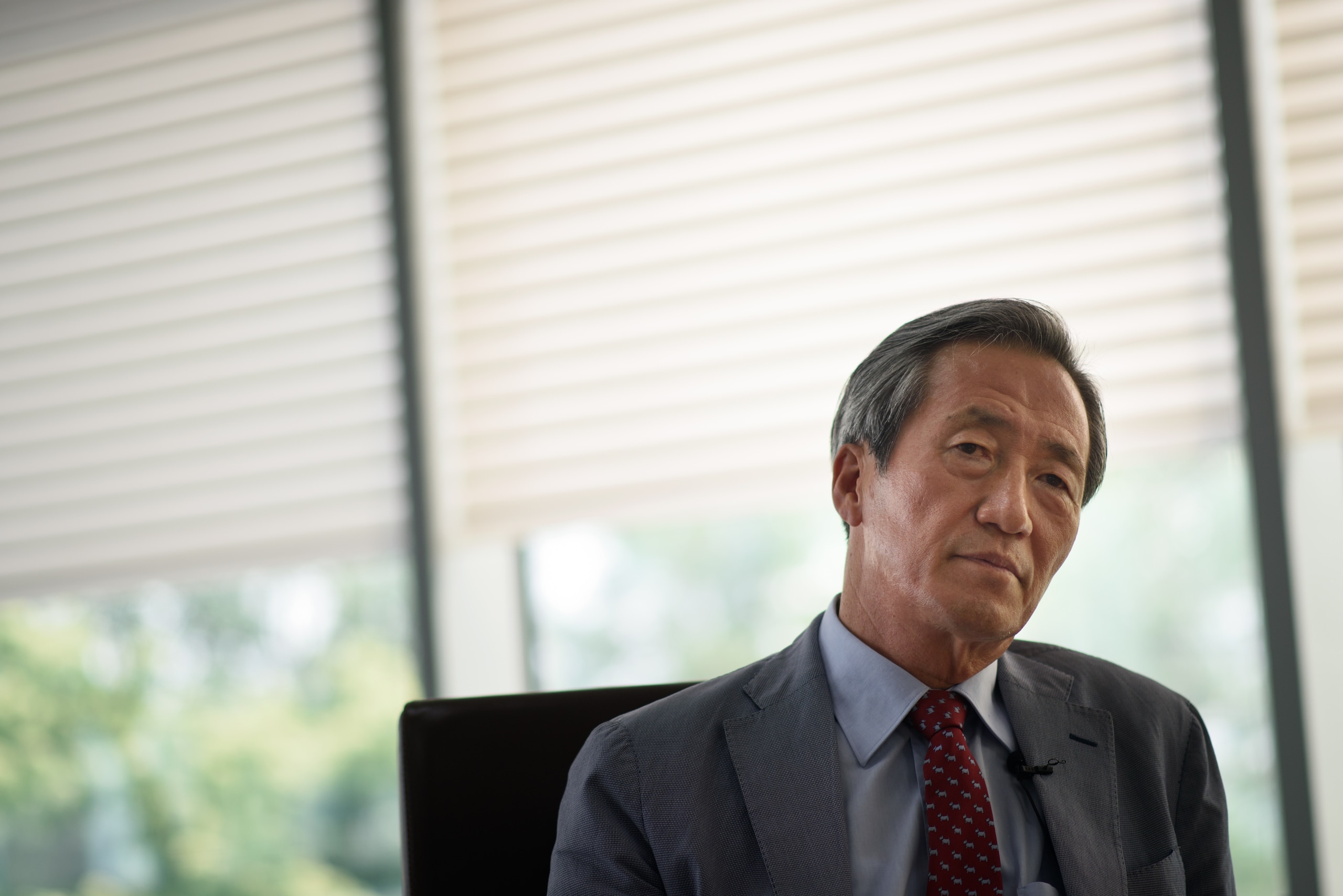 Former FIFA vice president and powerbroker of Asian football Chung Moon-Joon of South Korea speaks poses for a photo in Seoul on July 30, 2015. The South Korean billionaire pushed his candidacy for the FIFA presidency in uncompromising terms calling Sepp Former FIFA vice president and powerbroker of Asian football Chung Moon-Joon of South Korea speaks poses for a photo in Seoul on July 30, 2015. The South Korean billionaire pushed his candidacy for the FIFA presidency in uncompromising terms calling Sepp