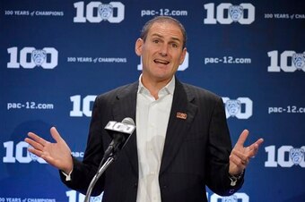 Pac-12 commissioner Larry Scott