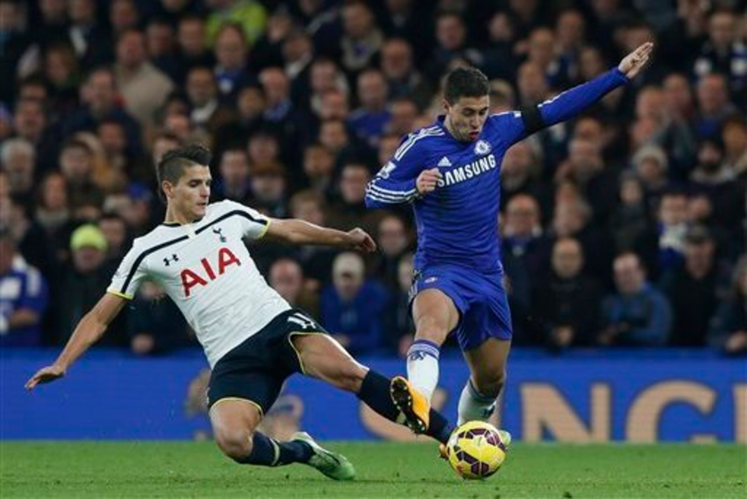 Lamela's tackling is an underrated part of his game.