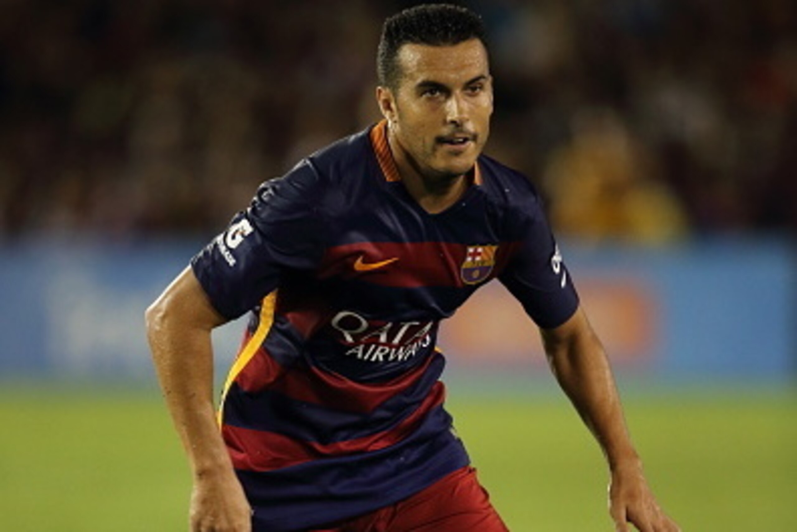 PASADENA, UNITED STATES - JULY 21: Pedro Rodriguez of FC Barcelona during the International Champions Cup 2015 match between FC Barcelona and Los Angeles Galaxy at Rose Bowl on July 21, 2015 in Pasadena, California. (Photo by Matthew Ashton - AMA/Getty PASADENA, UNITED STATES - JULY 21: Pedro Rodriguez of FC Barcelona during the International Champions Cup 2015 match between FC Barcelona and Los Angeles Galaxy at Rose Bowl on July 21, 2015 in Pasadena, California. (Photo by Matthew Ashton - AMA/Getty