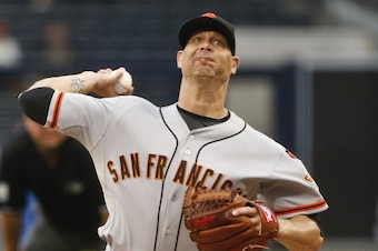 Veteran Tim Hudson recently turned 40 and has looked shaky at the back end of the San Francisco rotation.