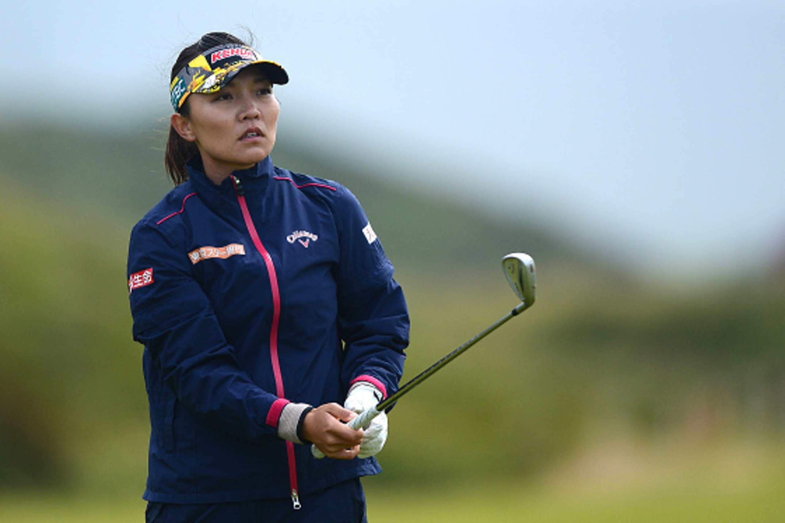 TURNBERRY, SCOTLAND - AUGUST 01:  Teresa Lu of Chinese Taipei hits her 2nd shot on the 5th hole during the Third Round of the Ricoh Women's British Open at Turnberry Golf Club on August 1, 2015 in Turnberry, Scotland.  (Photo by Richard Martin-Roberts/Get