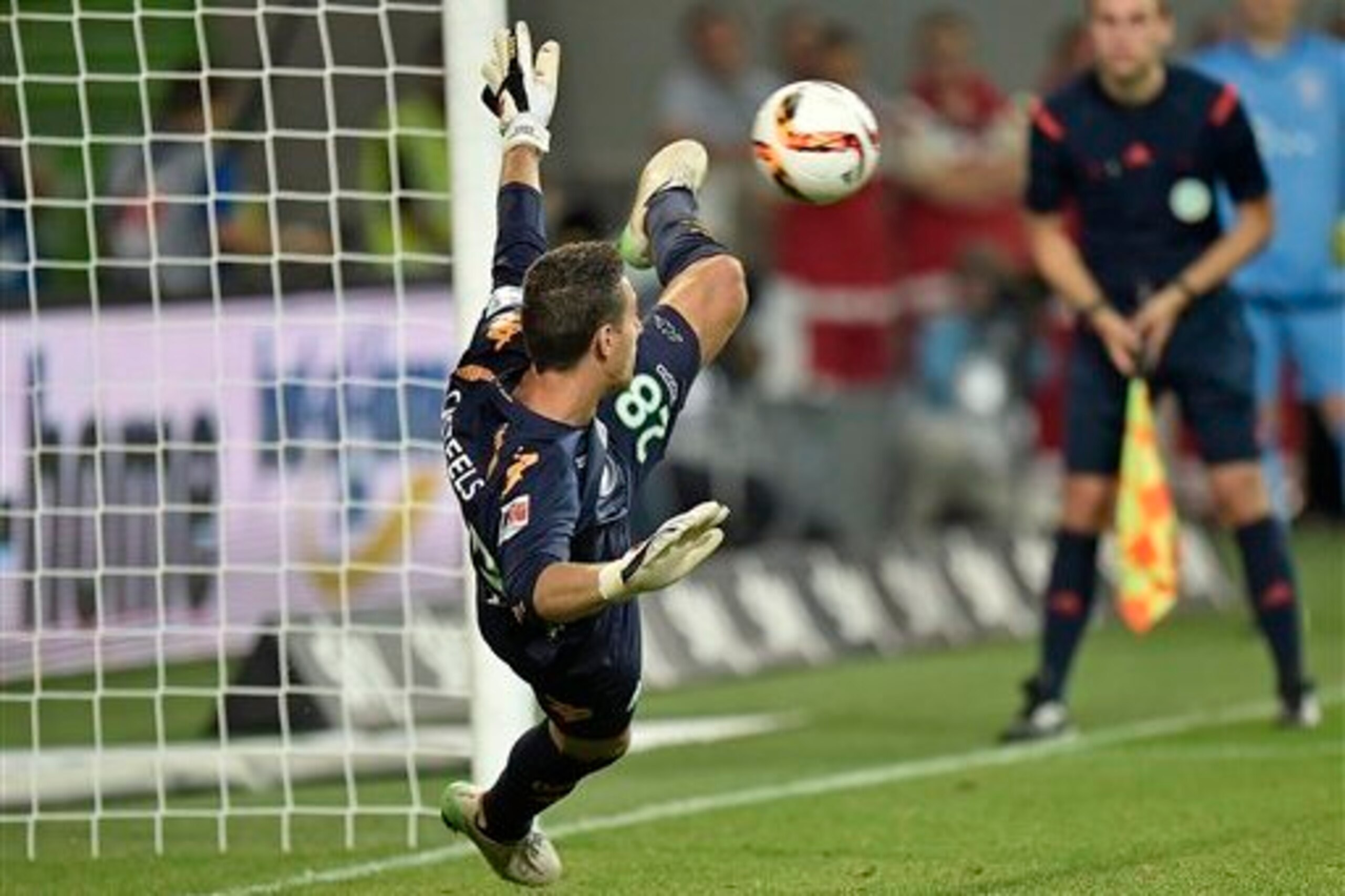 Casteels' ingenious save made the difference in the penalty shoot-out.