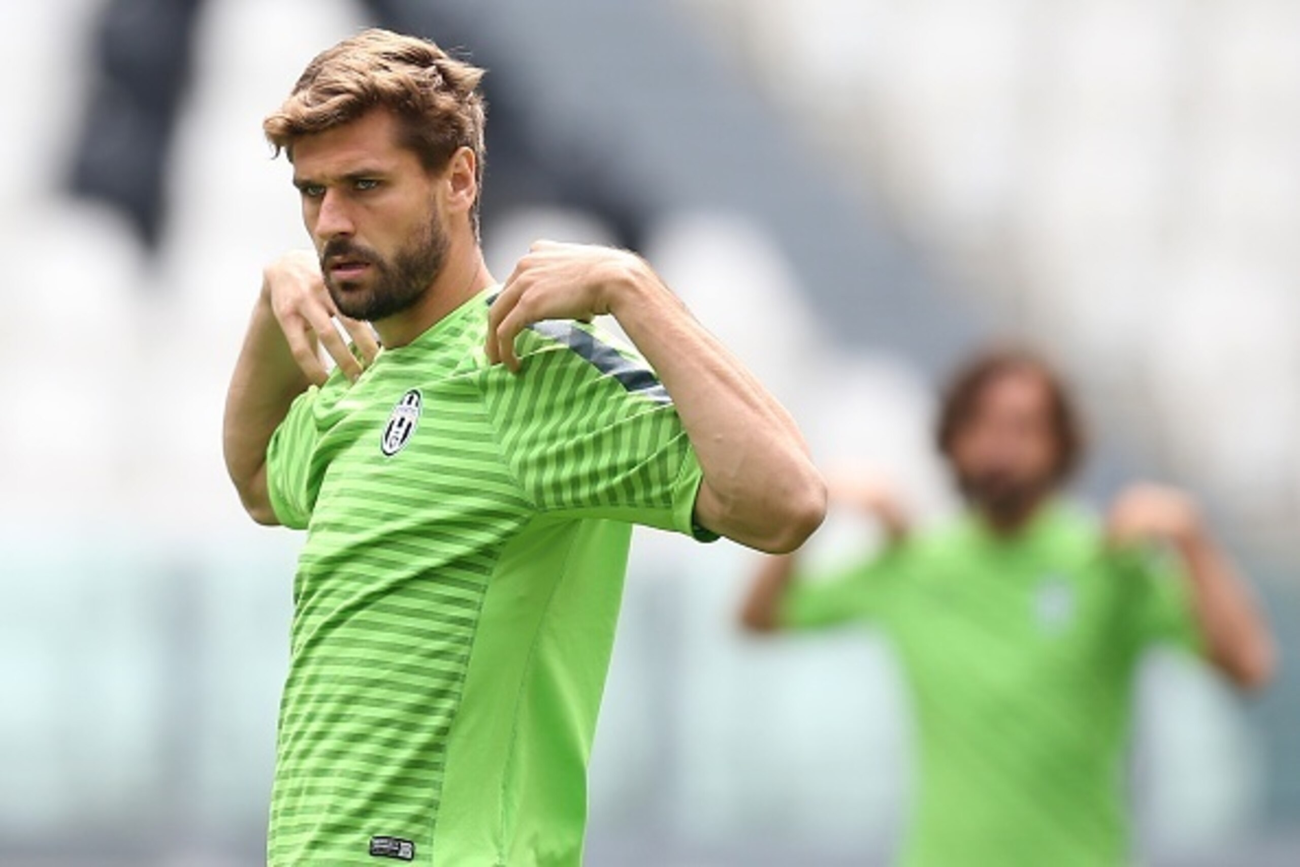 Juventus' Spanish forward Javier Fernando Torres Llorente takes part in a training session on June 1, 2015 at the Juventus Stadium in Turin, five days ahead of the UEFA Champions League football final against Barcelona. AFP PHOTO / MARCO BERTORELLO Juventus' Spanish forward Javier Fernando Torres Llorente takes part in a training session on June 1, 2015 at the Juventus Stadium in Turin, five days ahead of the UEFA Champions League football final against Barcelona. AFP PHOTO / MARCO BERTORELLO