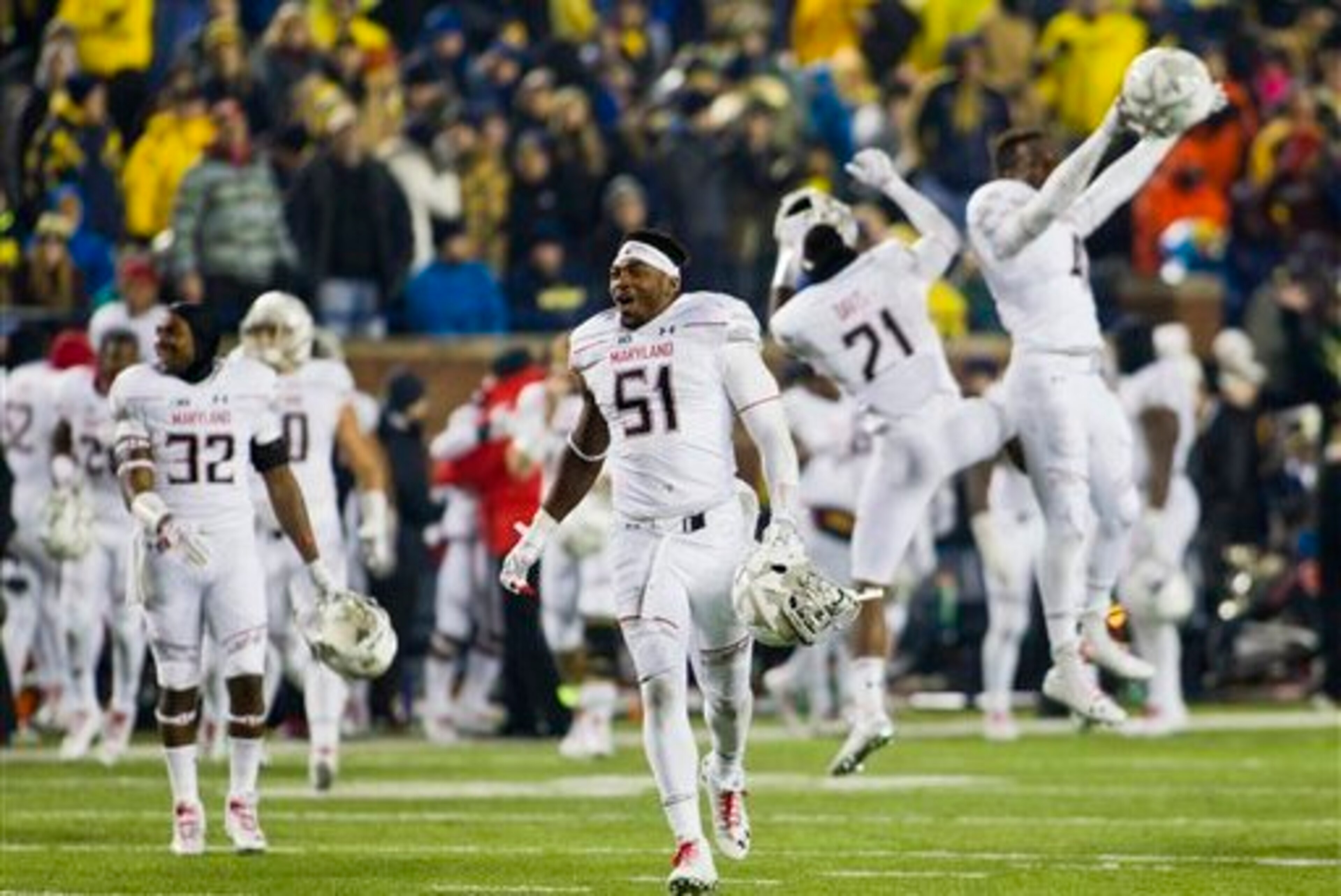 Maryland celebrated a win in Ann Arbor last season. Michigan can't let that UNLV, Northwestern or Rutgers experience that feeling in 2015.