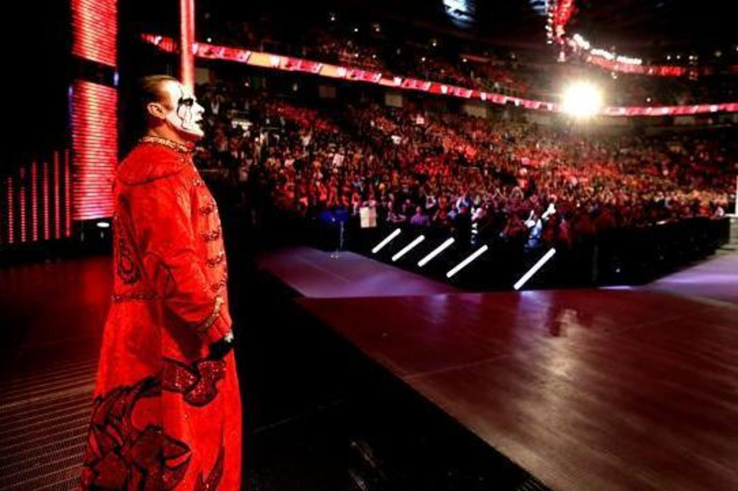Sting's last appearance on live WWE programming