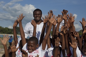 Haiti native Samuel Dalembert has donated a lot of money and time to help his home country.