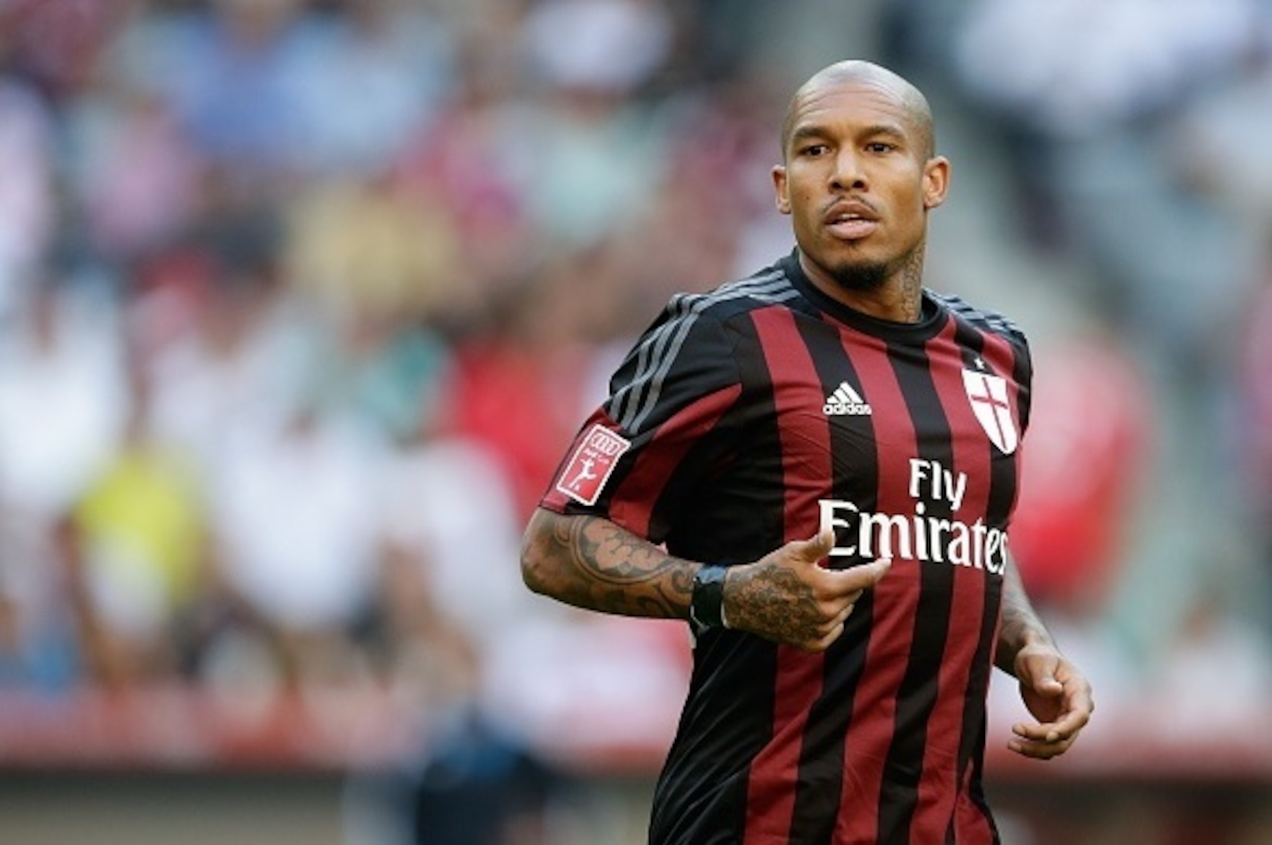 Nigel de Jong of AC Milan during the AUDI Cup bronze final match between Tottenham Hotspur and AC Milan on August 5, 2015 at the Allianz Arena in Munich, Germany(Photo by VI Images via Getty Images)