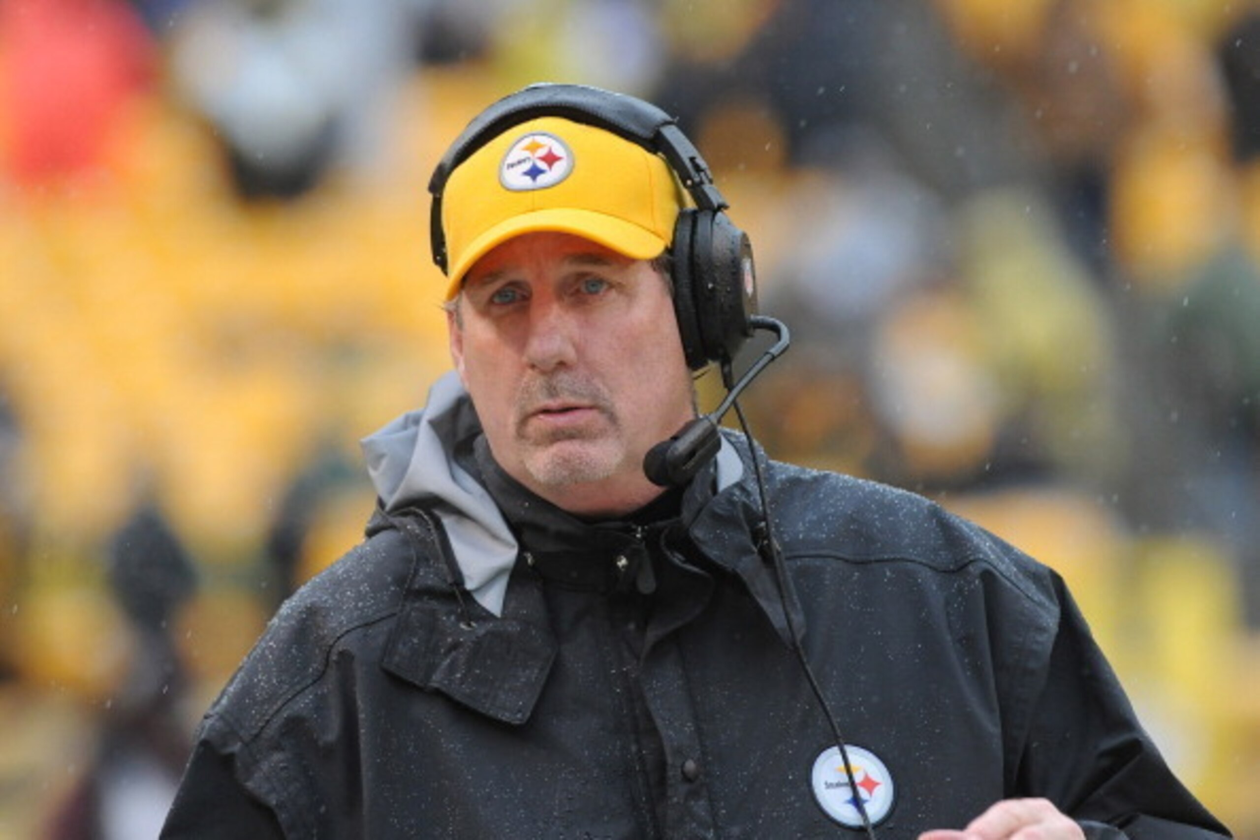 PITTSBURGH, PA - DECEMBER 29:  Linebackers coach Keith Butler of the Pittsburgh Steelers looks on from the sideline during a game against the Cleveland Browns at Heinz Field on December 29, 2013 in Pittsburgh, Pennsylvania.  The Steelers defeated the Brow