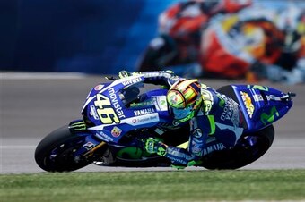 Rossi was on a roll early on.