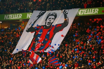 LONDON, ENGLAND - FEBRUARY 14:  Palace fans soak up the atmopshere during the FA Cup fifth round match between Crystal Palace and Liverpool at Selhurst Park on February 14, 2015 in London, England.  (Photo by Clive Rose/Getty Images)
