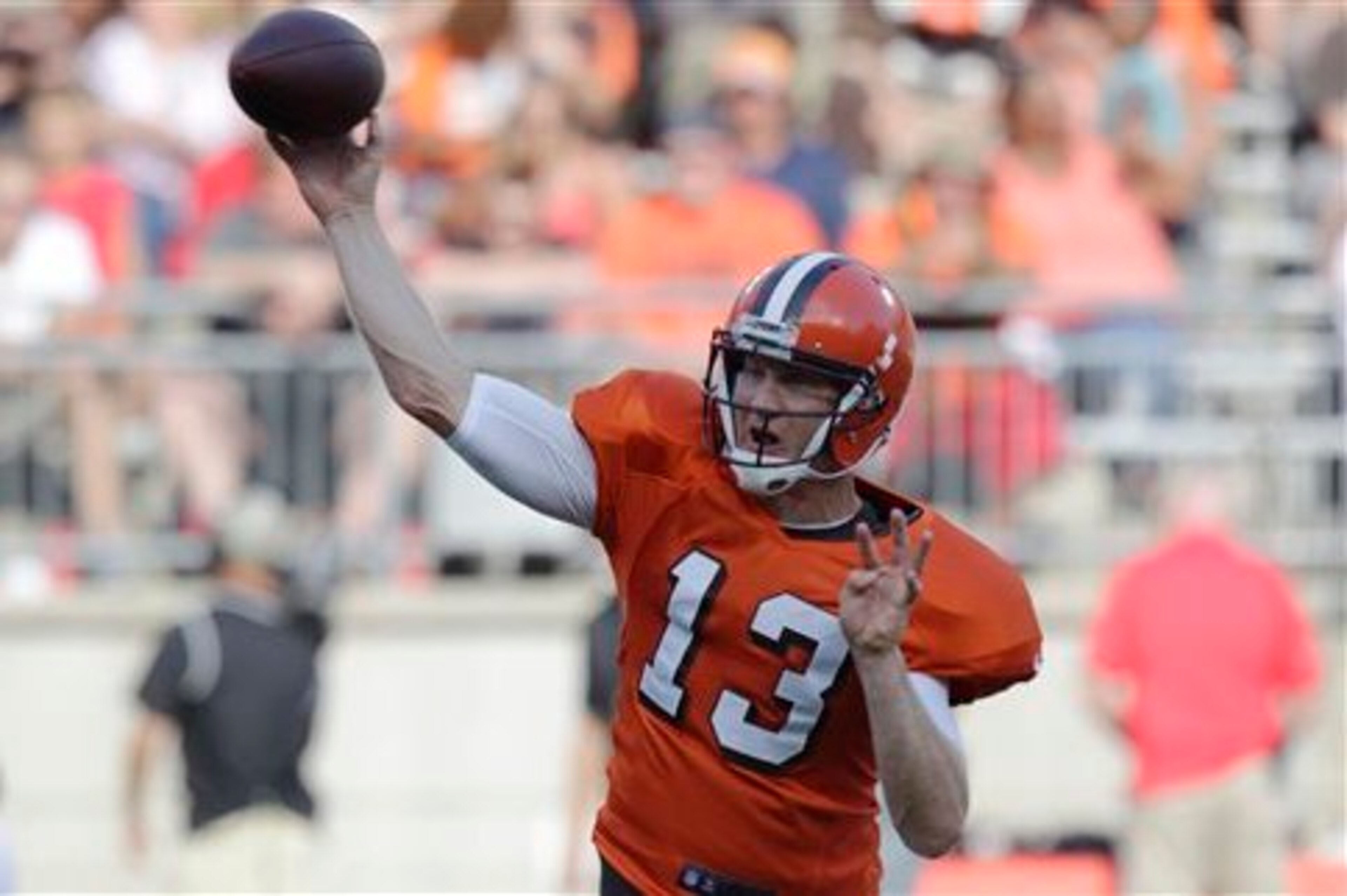 Repeat after head coach Mike Pettine: "Josh is firmly the one." Repeat after head coach Mike Pettine: "Josh is firmly the one."