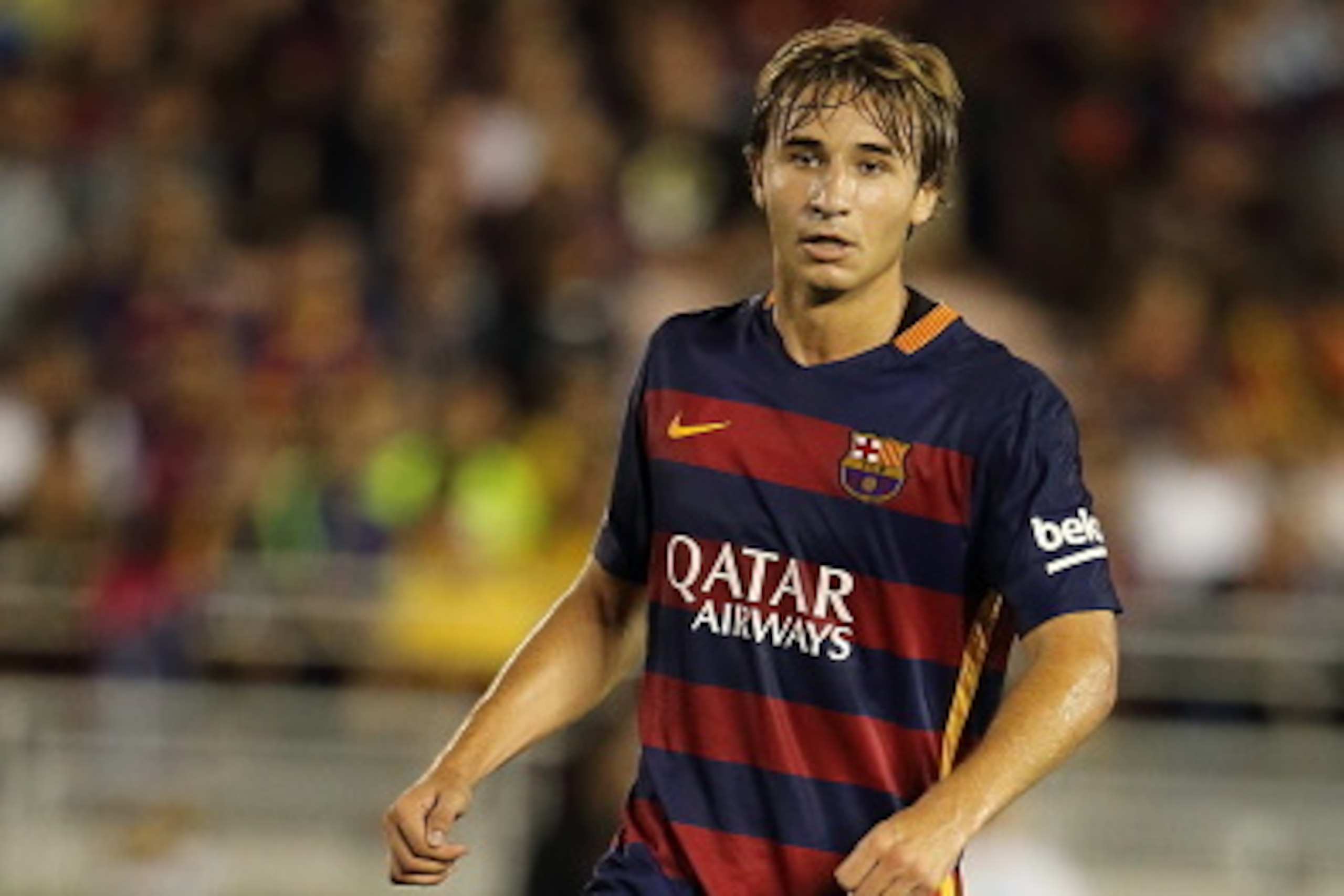 PASADENA, UNITED STATES - JULY 21:  Sergi Samper of FC Barcelona during the International Champions Cup 2015 match between FC Barcelona and Los Angeles Galaxy at Rose Bowl on July 21, 2015 in Pasadena, California.  (Photo by Matthew Ashton - AMA/Getty Ima