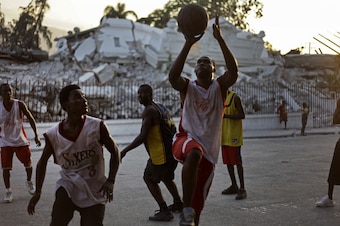 Haitian basketball's infrastructure is grossly undeveloped.