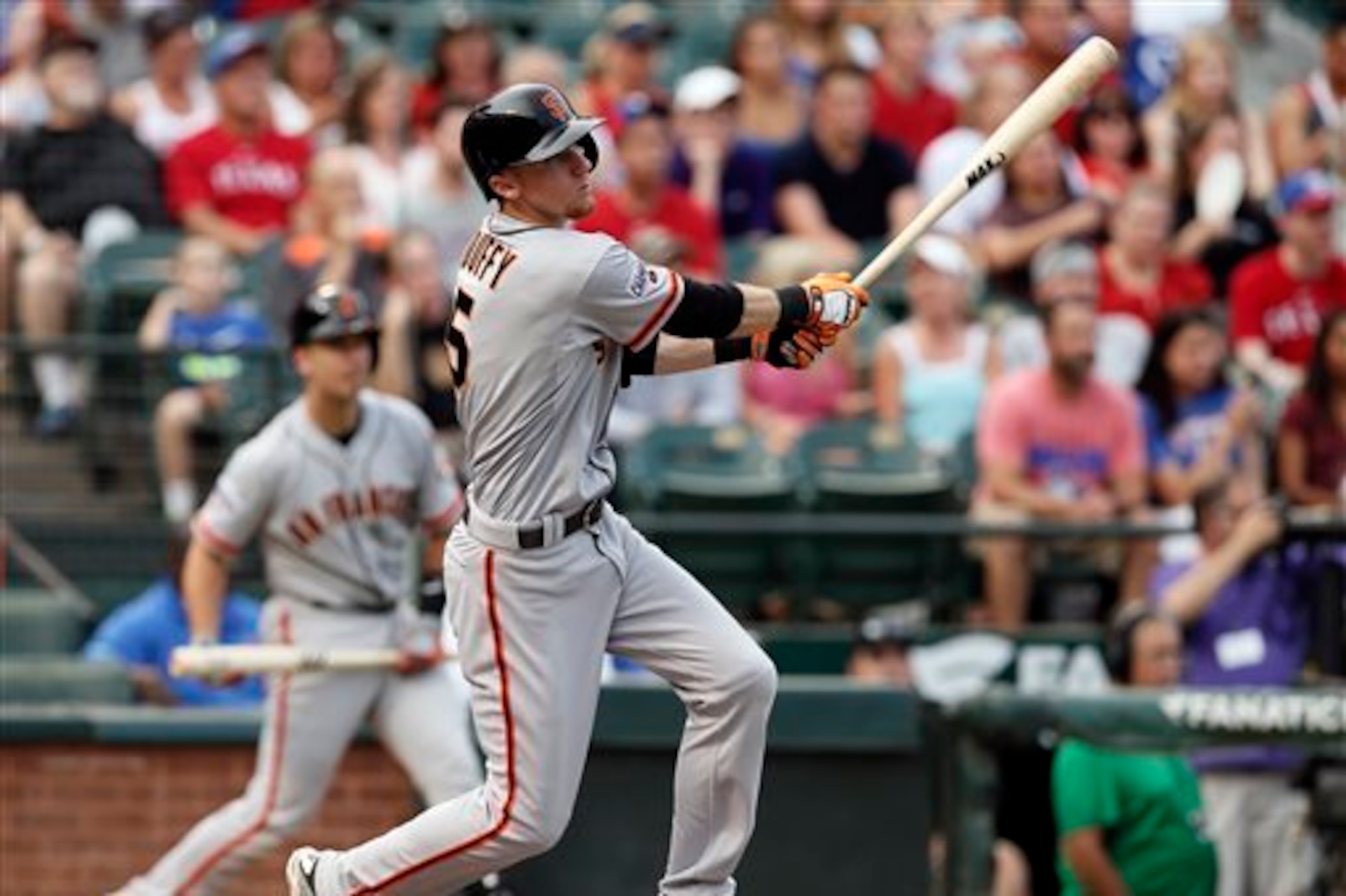 Hunter Pence says Matt Duffy deserves Rookie of the Year consideration.