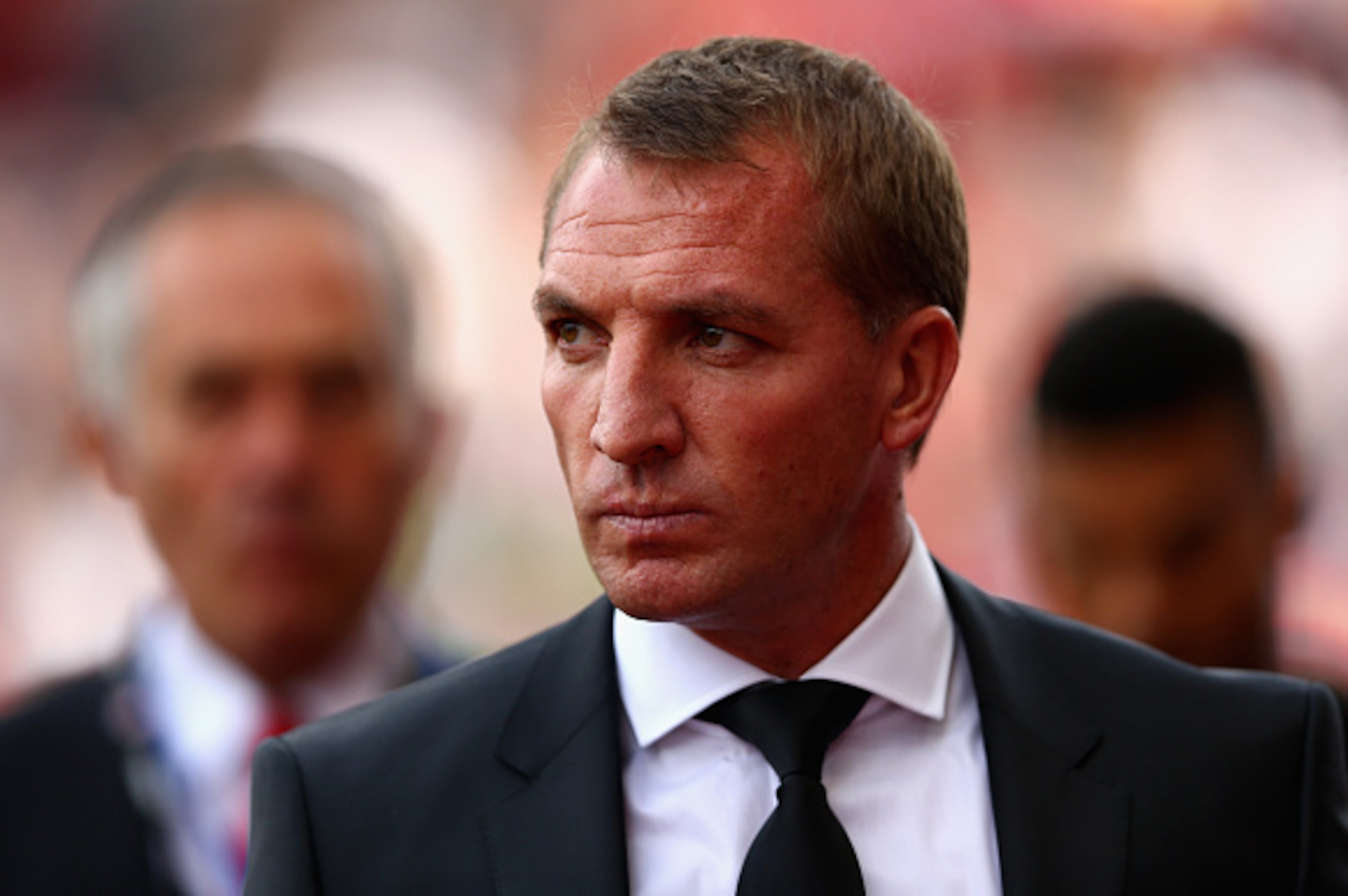 STOKE ON TRENT, ENGLAND - AUGUST 09:  Liverpool manager Brendan Rodgers during the Barclays Premier League match between Stoke City and Liverpool at Britannia Stadium on August 9, 2015 in Stoke on Trent, England.  (Photo by Clive Brunskill/Getty Images)