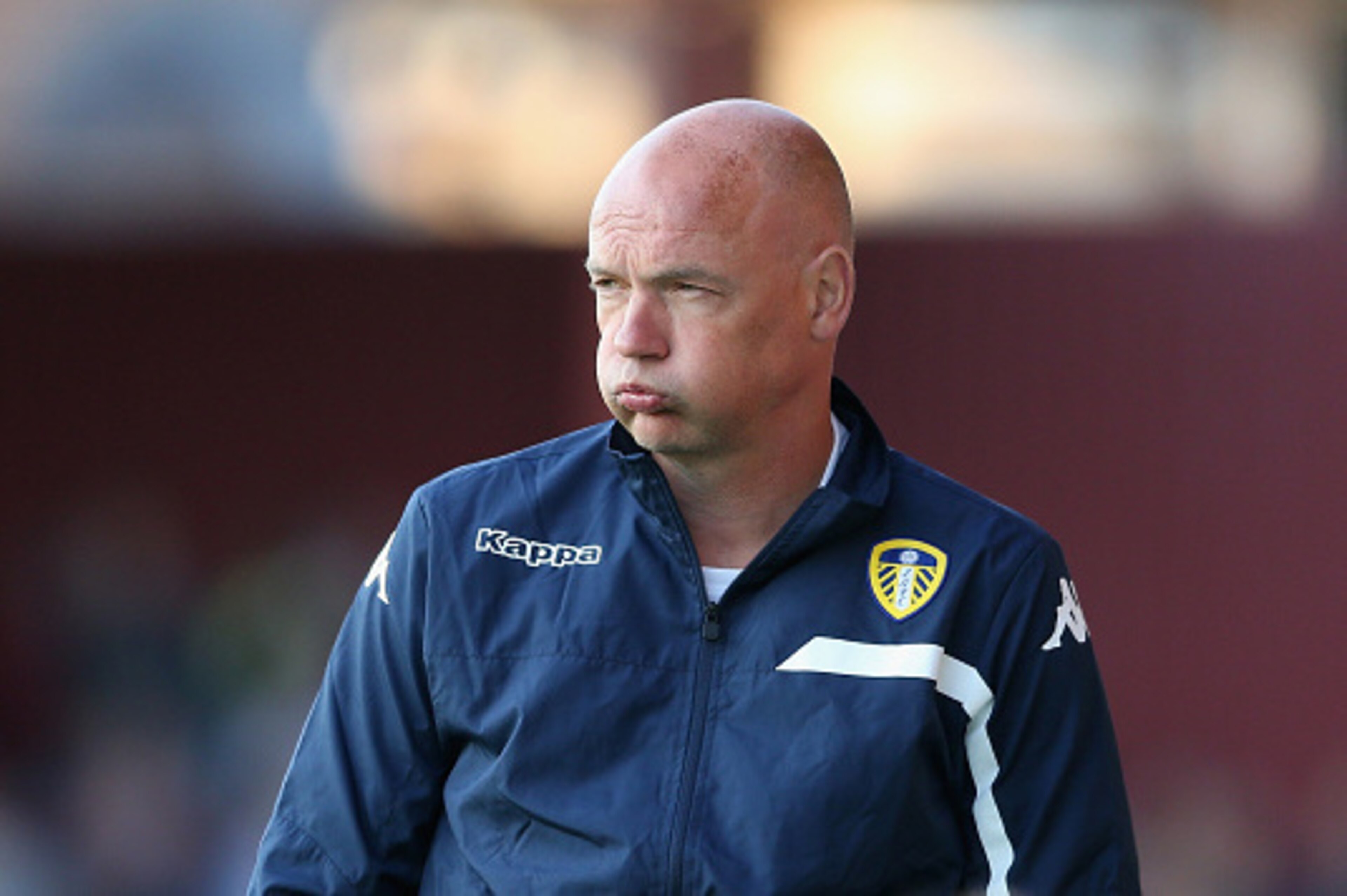 YORK, ENGLAND - JULY 15:  Uwe Rosler, the Leeds United manager looks on during the pre season friendly match between York City and Leeds United at Bootham Crescent on July 15, 2015 in York, England.  (Photo by David Rogers/Getty Images)