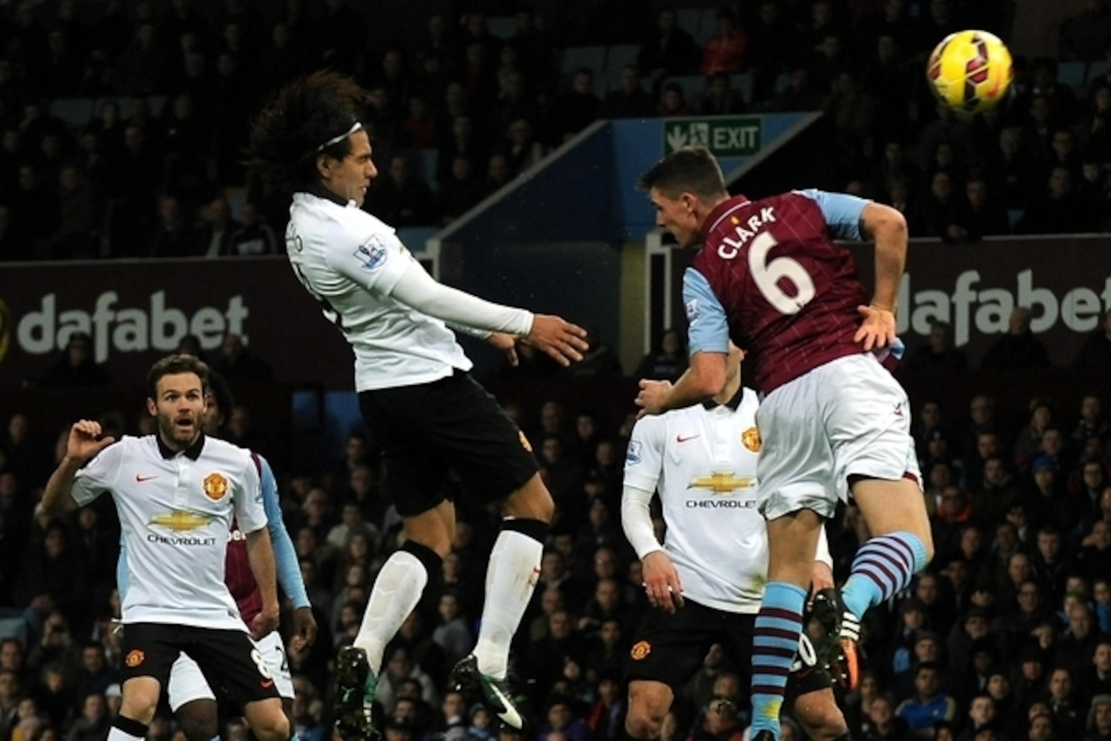A rare good moment in Radamel Falcao's United career.
