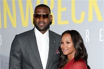 James at the world premiere of "Trainwreck"—in which he played a supporting role. Perhaps it was to prepare for a "Space Jam" sequel?