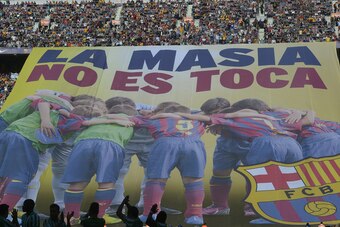 La Masia continues to fail, with no players of note having come through since 2008.