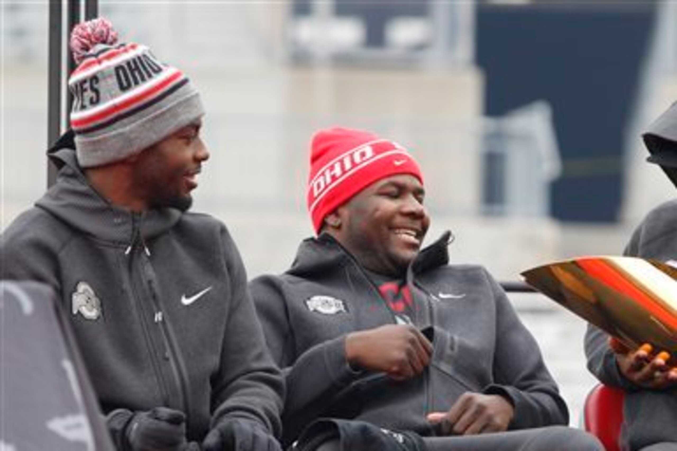 Ohio State quarterbacks J.T. Barrett and Cardale Jones