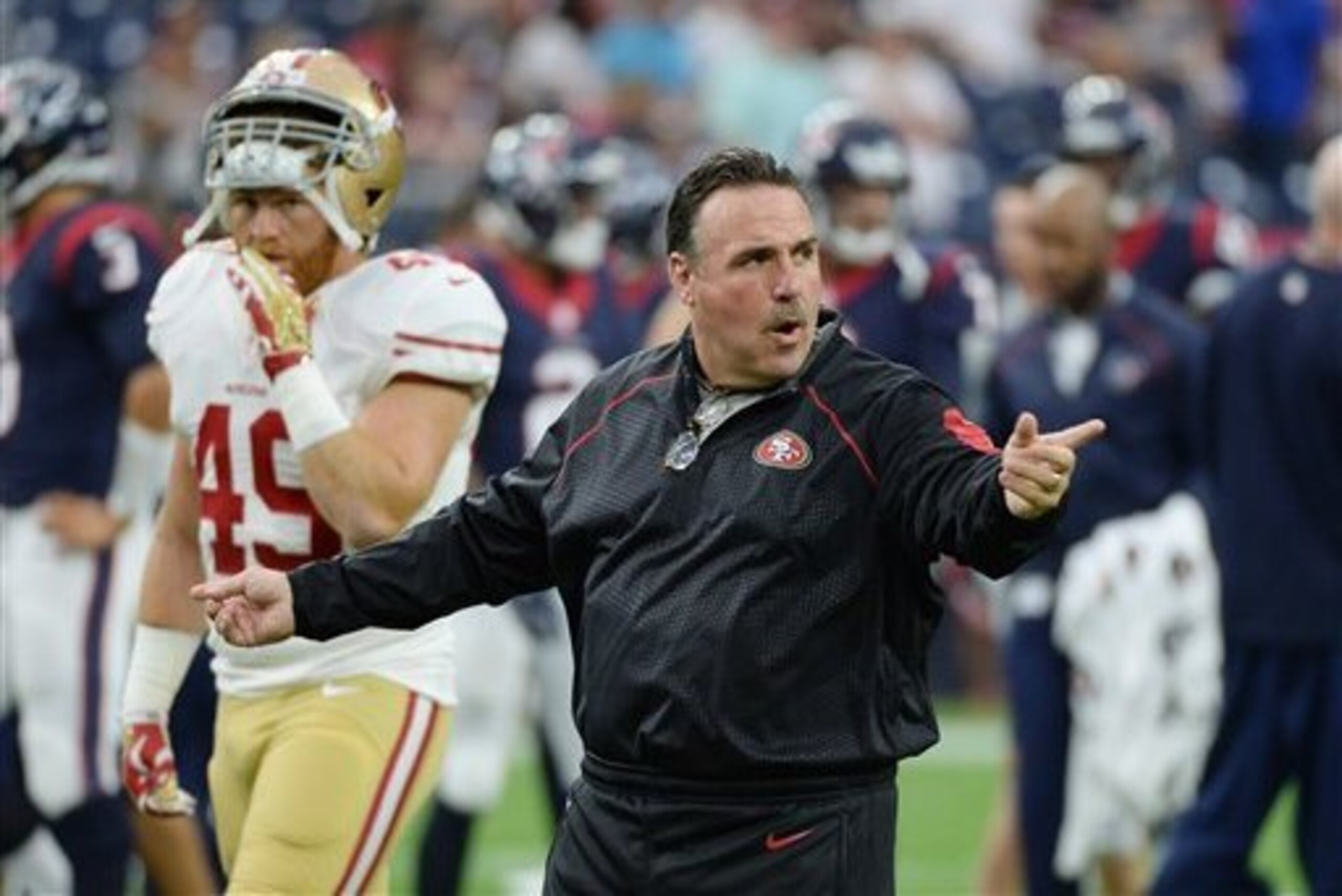 Jim Tomsula's run defense played very well.