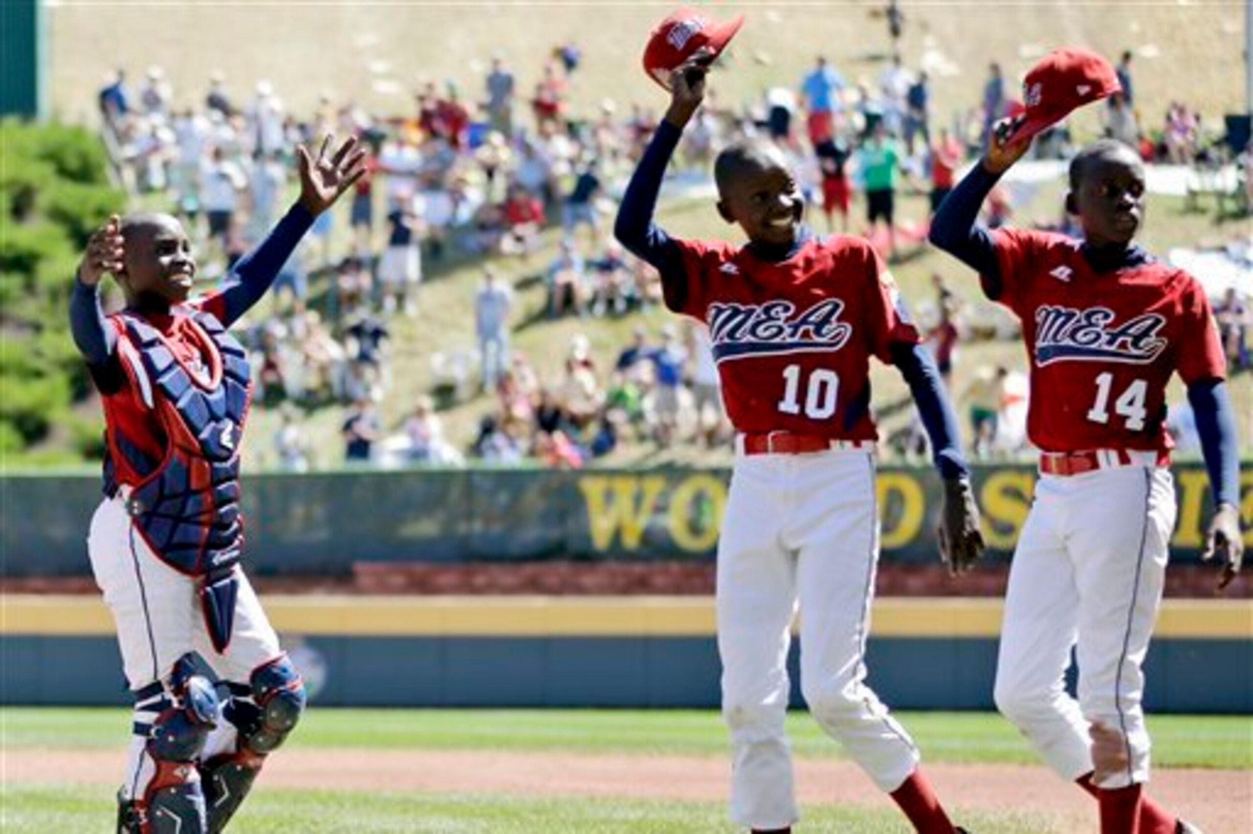 The 2012 Uganda team, pictured here, flamed out quickly at the LLWS, but their presence at the tournament was nevertheless a reason to smile.