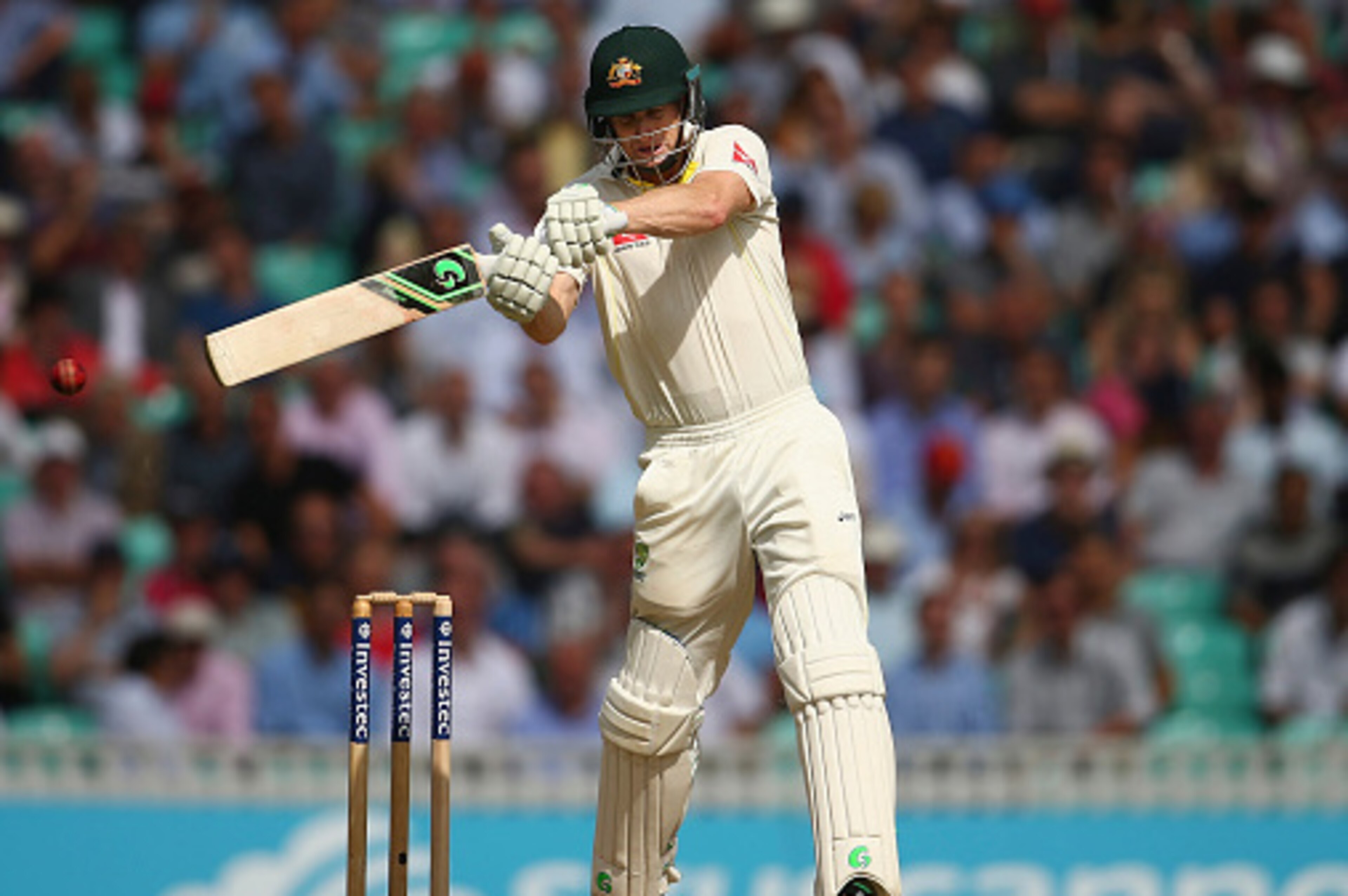 LONDON, ENGLAND - AUGUST 21:  Adam Voges of Australia bats during day two of the 5th Investec Ashes Test match between England and Australia at The Kia Oval on August 21, 2015 in London, United Kingdom.  (Photo by Ryan Pierse/Getty Images)