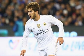MELBOURNE, AUSTRALIA - JULY 18: Lucas Silva of Real Madrid controls the ball during the International Champions Cup friendly match between Real Madrid and AS Roma at the Melbourne Cricket Ground on July 18, 2015 in Melbourne, Australia.  (Photo by Robert 