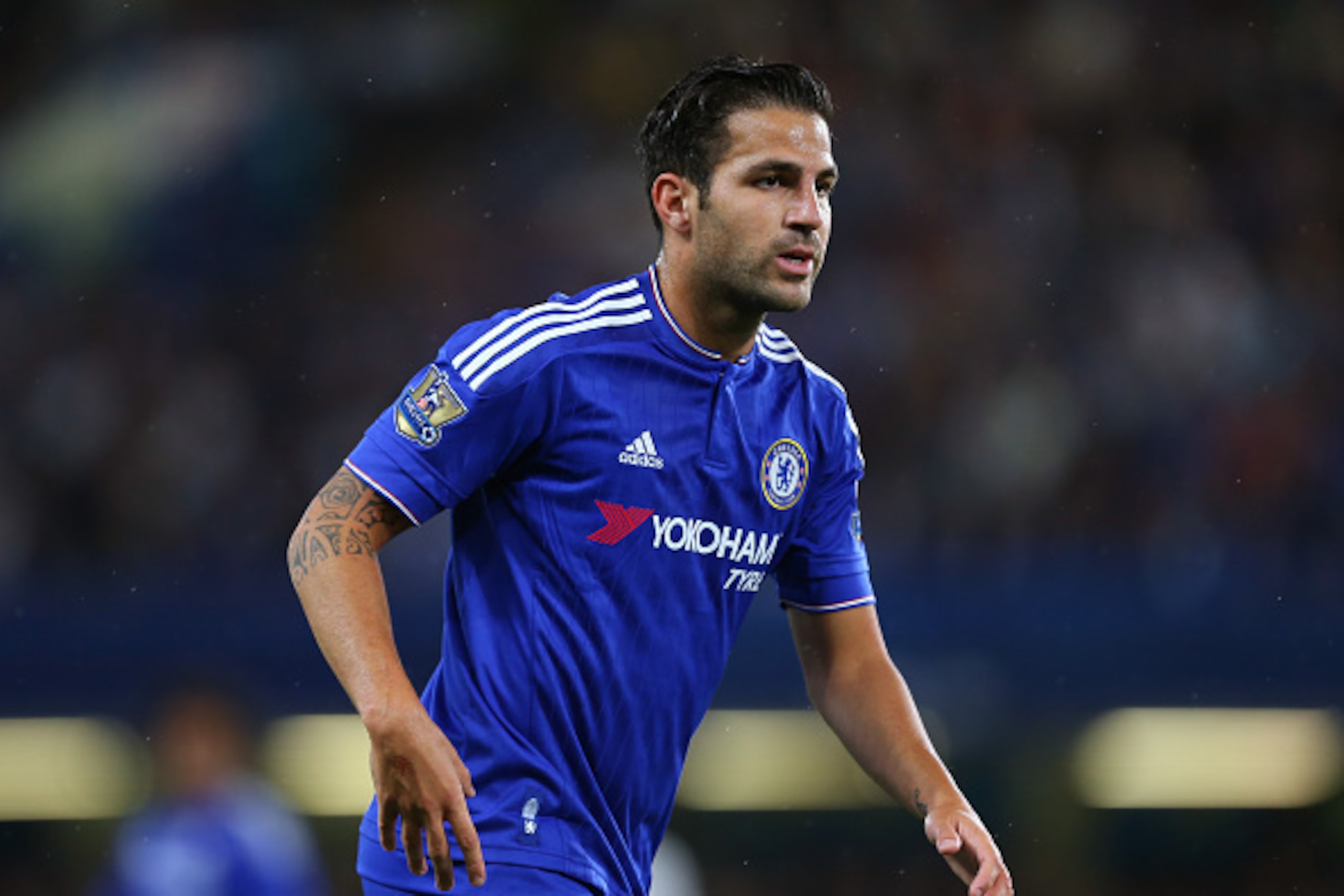LONDON, ENGLAND - AUGUST 03:  Cesc Fabregas of Chelsea during the pre-season friendly between Chelsea and Fiorentina at Stamford Bridge on August 5, 2015 in London, England.  (Photo by Catherine Ivill - AMA/Getty Images)