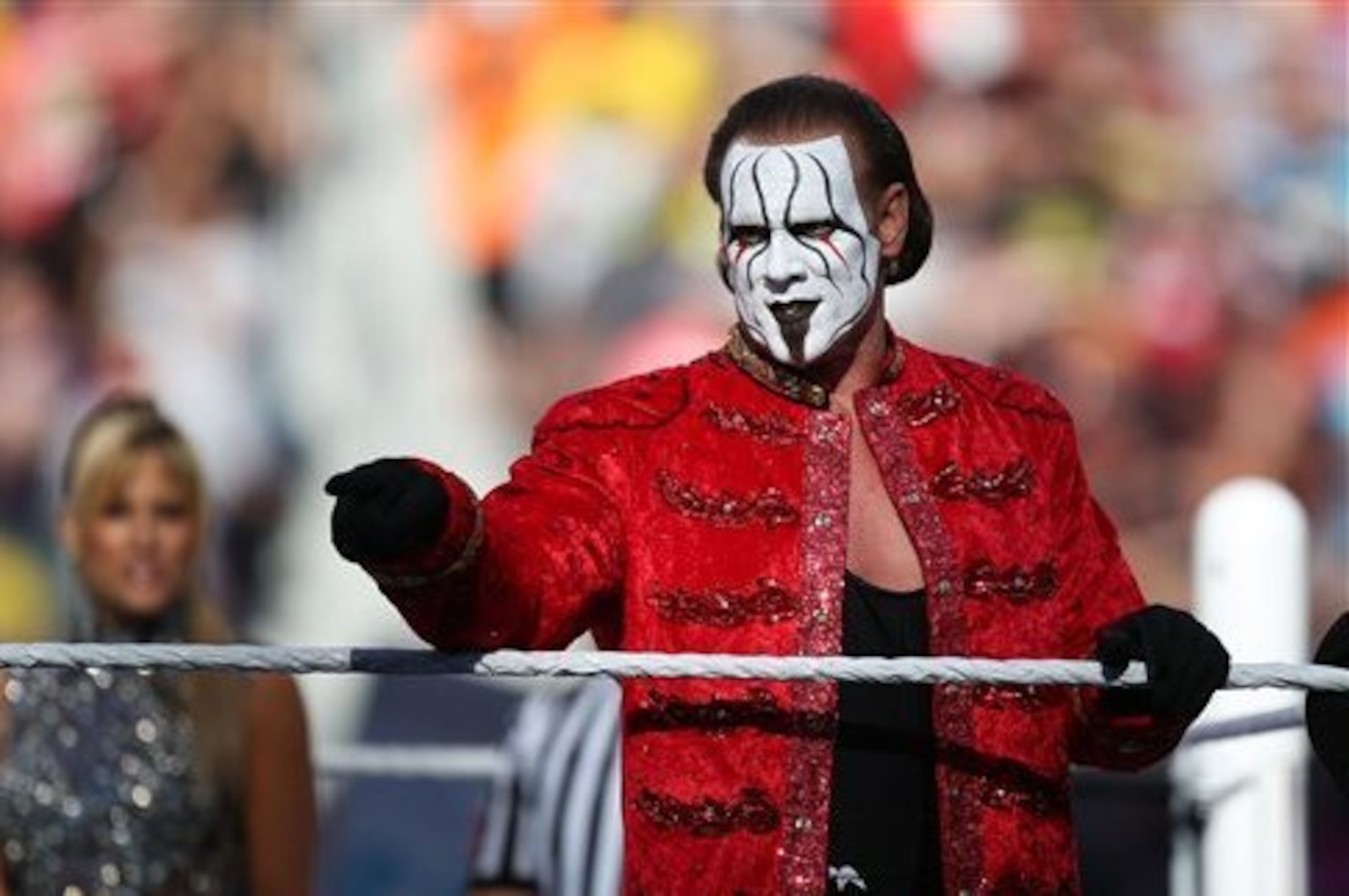 Sting's last WWE appearance was WrestleMania 30.