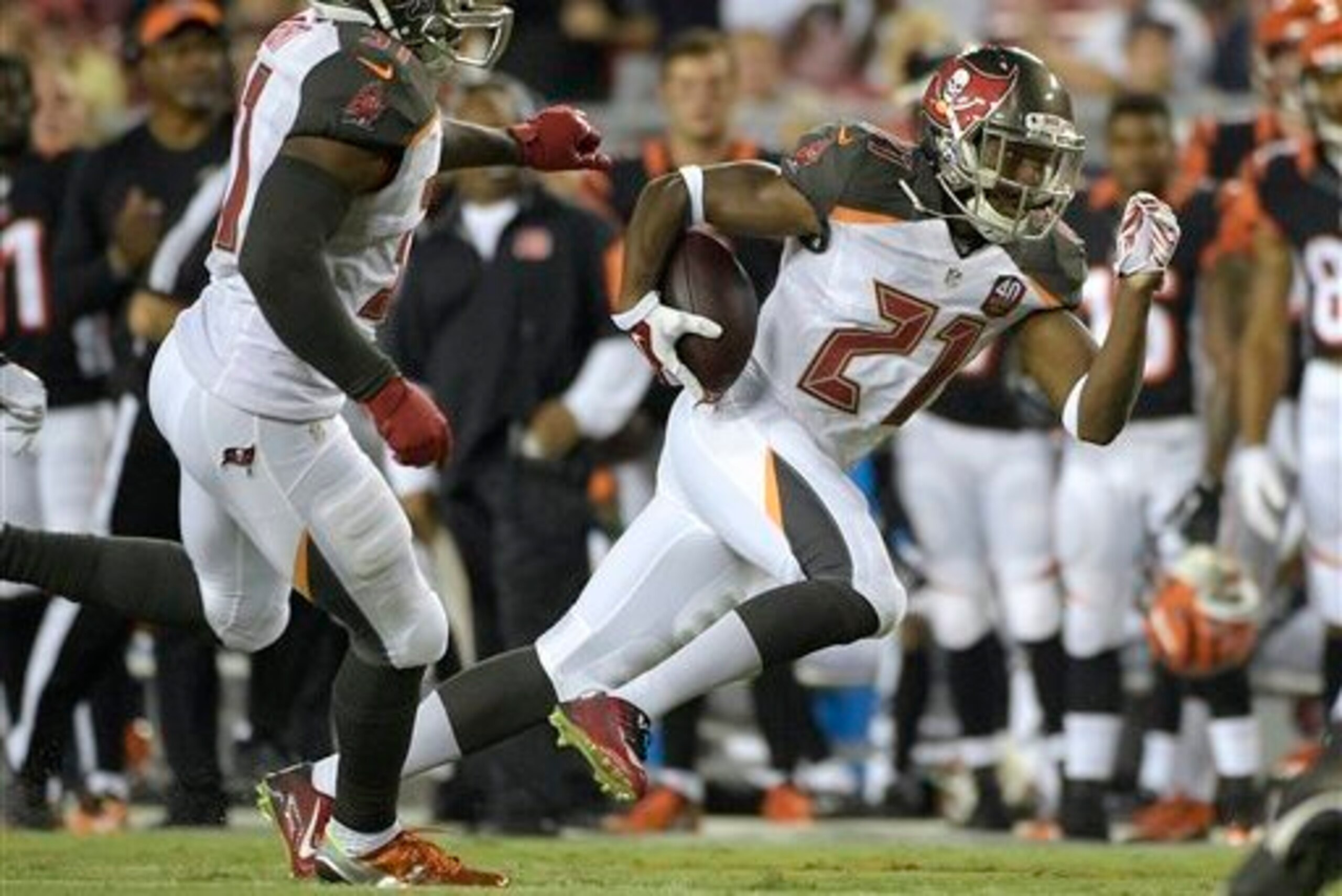 Alterraun Verner returns one of Tampa Bay's three takeaways for a score.