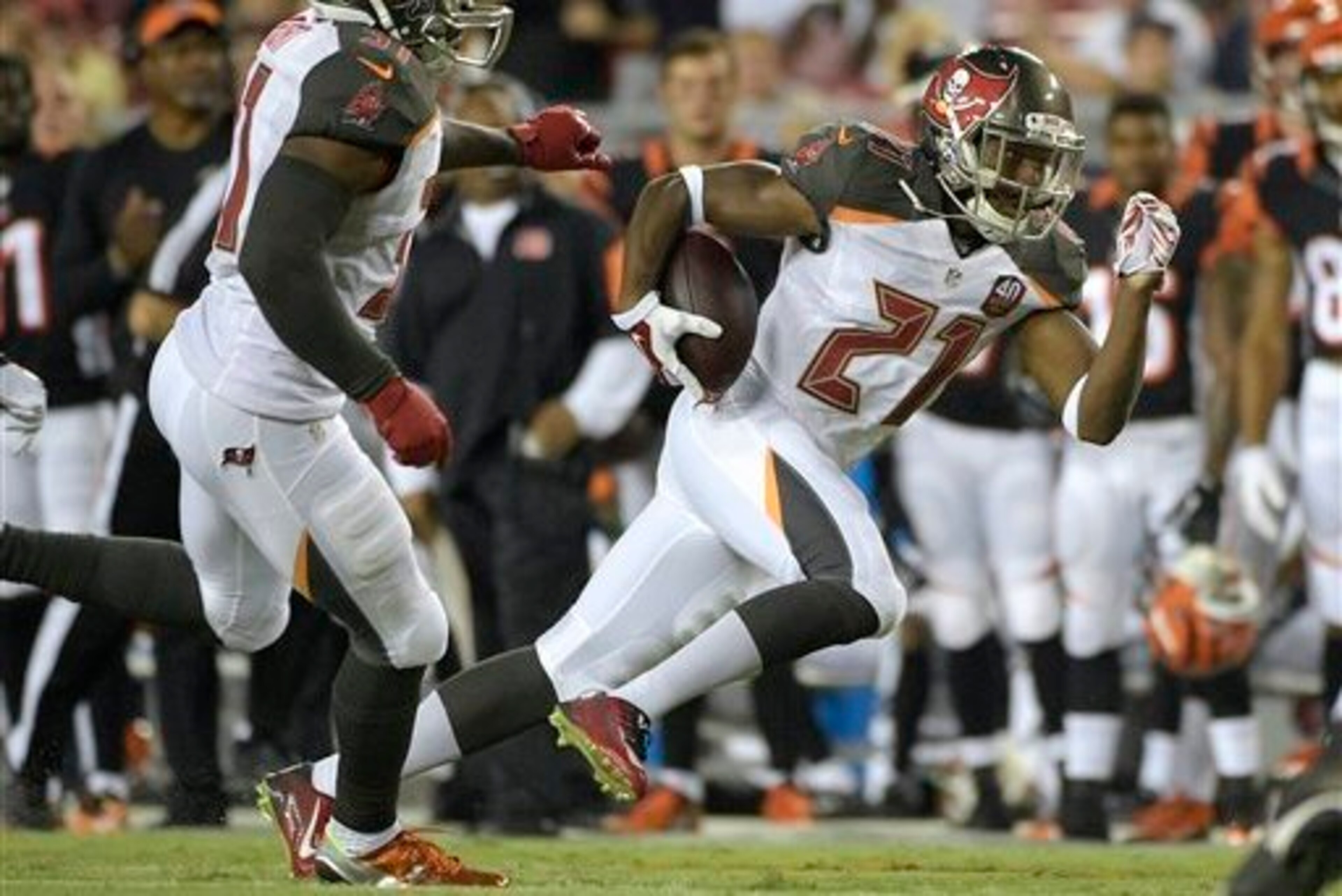 Alterraun Verner returns one of Tampa Bay's three takeaways for a score.