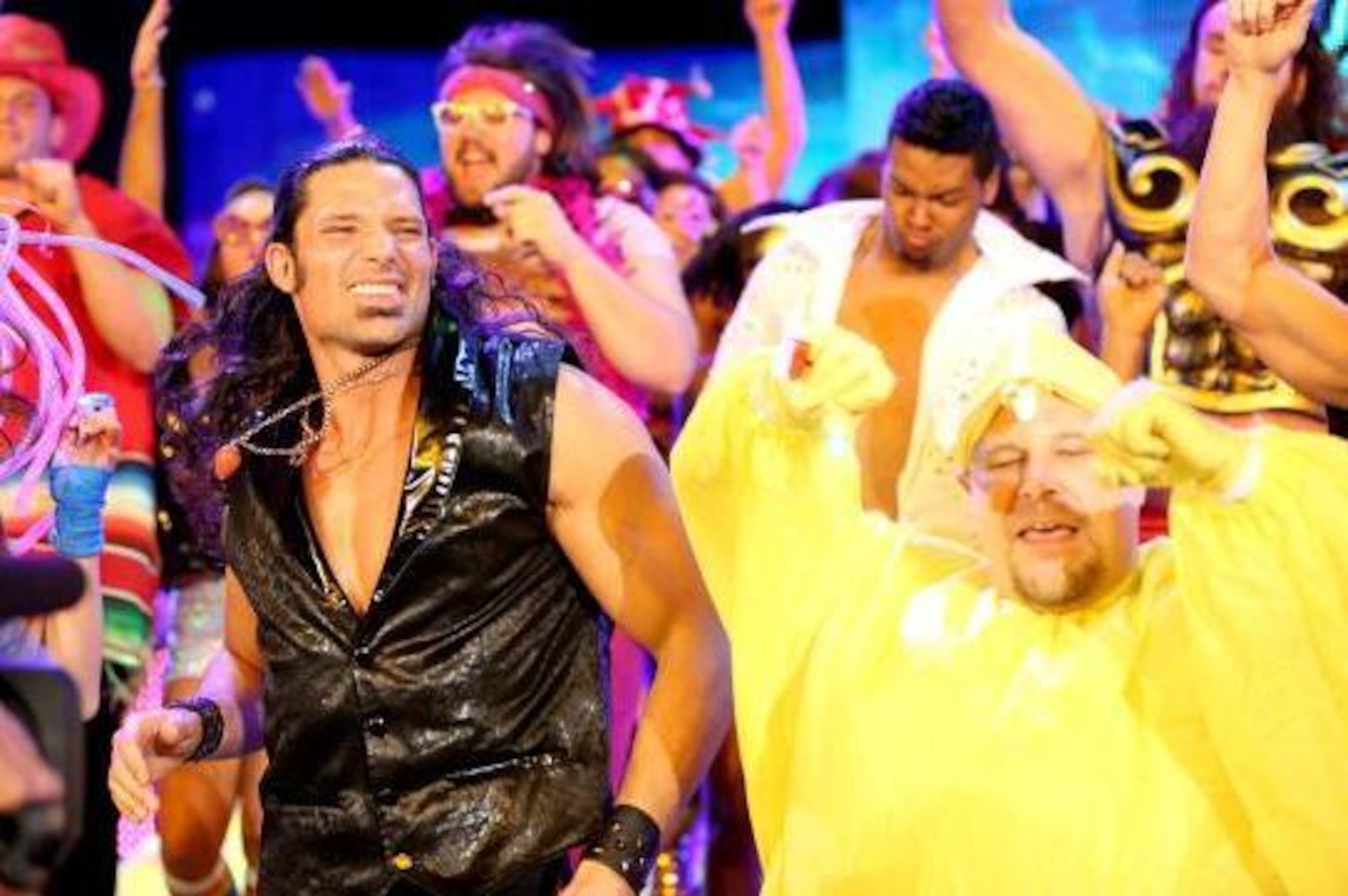 Strowman (top right corner) in The Rosebuds