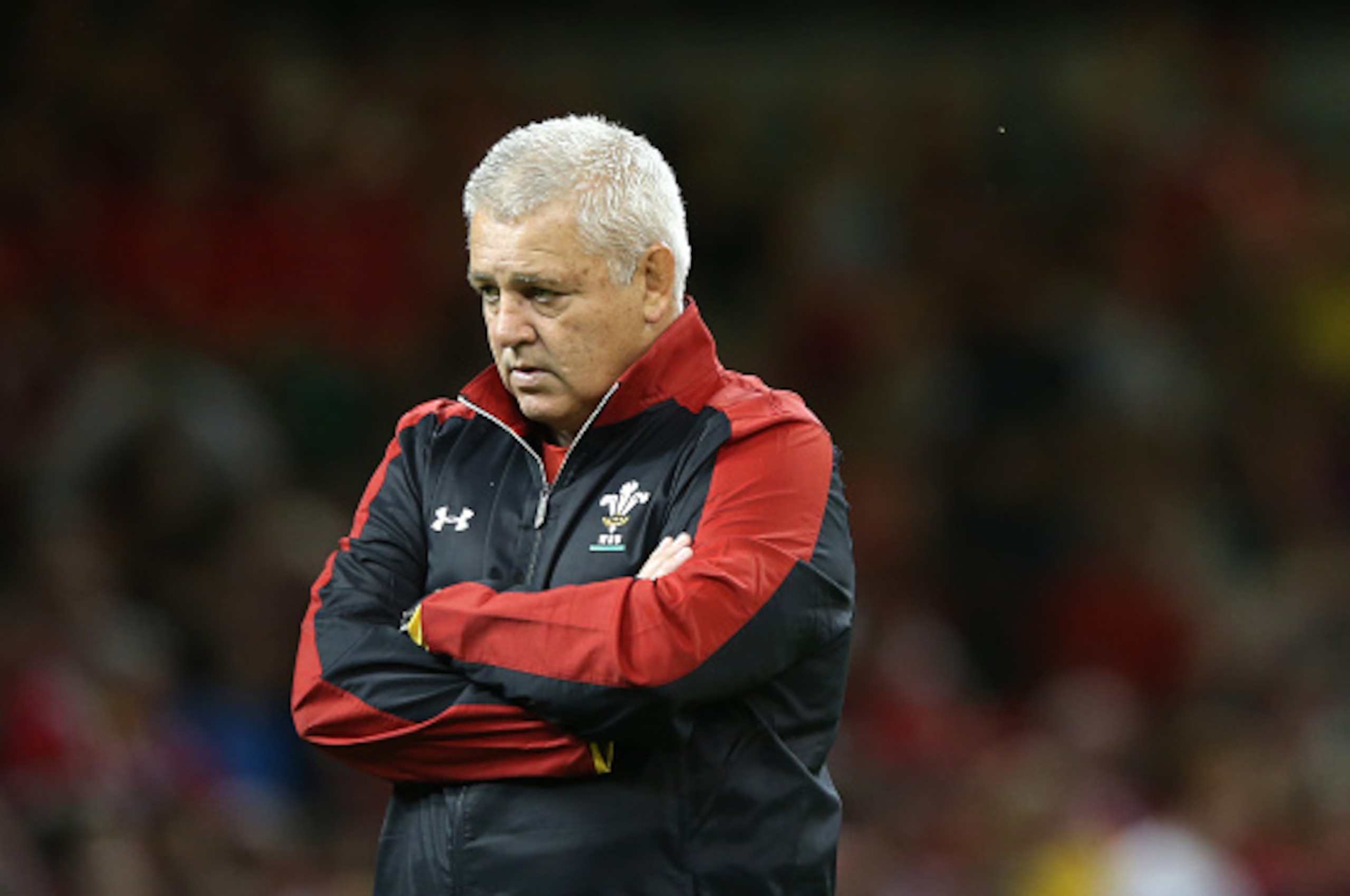 CARDIFF, WALES - AUGUST 08:  Warren Gatland, the Wales head coach looks on during the International match between Wales and Ireland at the Millennium Stadium on August 8, 2015 in Cardiff, Wales.  (Photo by David Rogers/Getty Images)