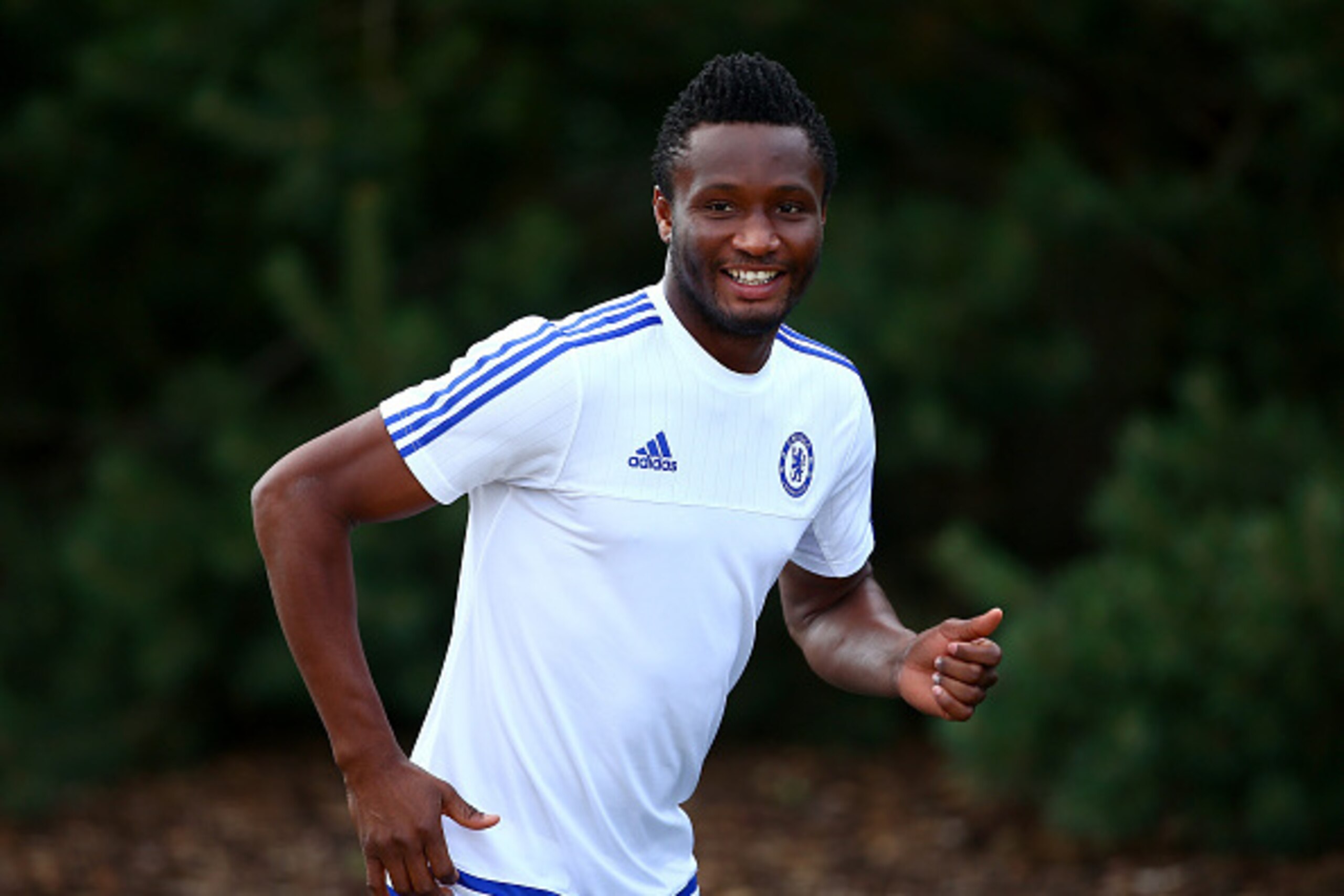 COBHAM, ENGLAND - JULY 31:  John Mikel Obi of Chelsea during a training session at Chelsea Training Ground on July 31, 2015 in Cobham, England.  (Photo by Jordan Mansfield/Getty Images)