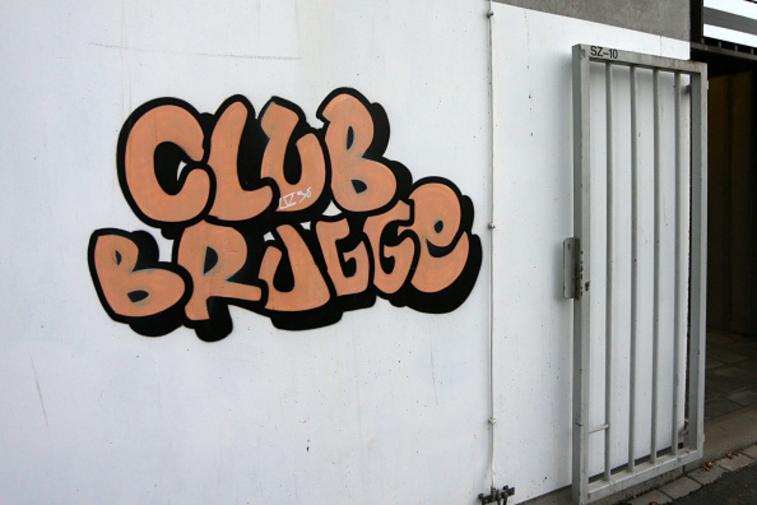BRUGGE, BELGIUM - AUGUST 26:  General view of Club Brugge graffitti  before the UEFA Champions League Qualifying Round Play Off Second Leg between Club Brugge and Manchester United on August 26, 2015 in Brugge, Belgium.  (Photo by Catherine Ivill - AMA/Ge