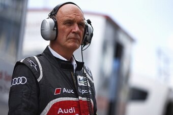 LE MANS, FRANCE - JUNE 11:  Wolfgang Ullrich of Austria, Head of Audi Motorsport looks on during practice on June 11, 2014 in Le Mans, France.  (Photo by Andrew Hone/Getty Images)